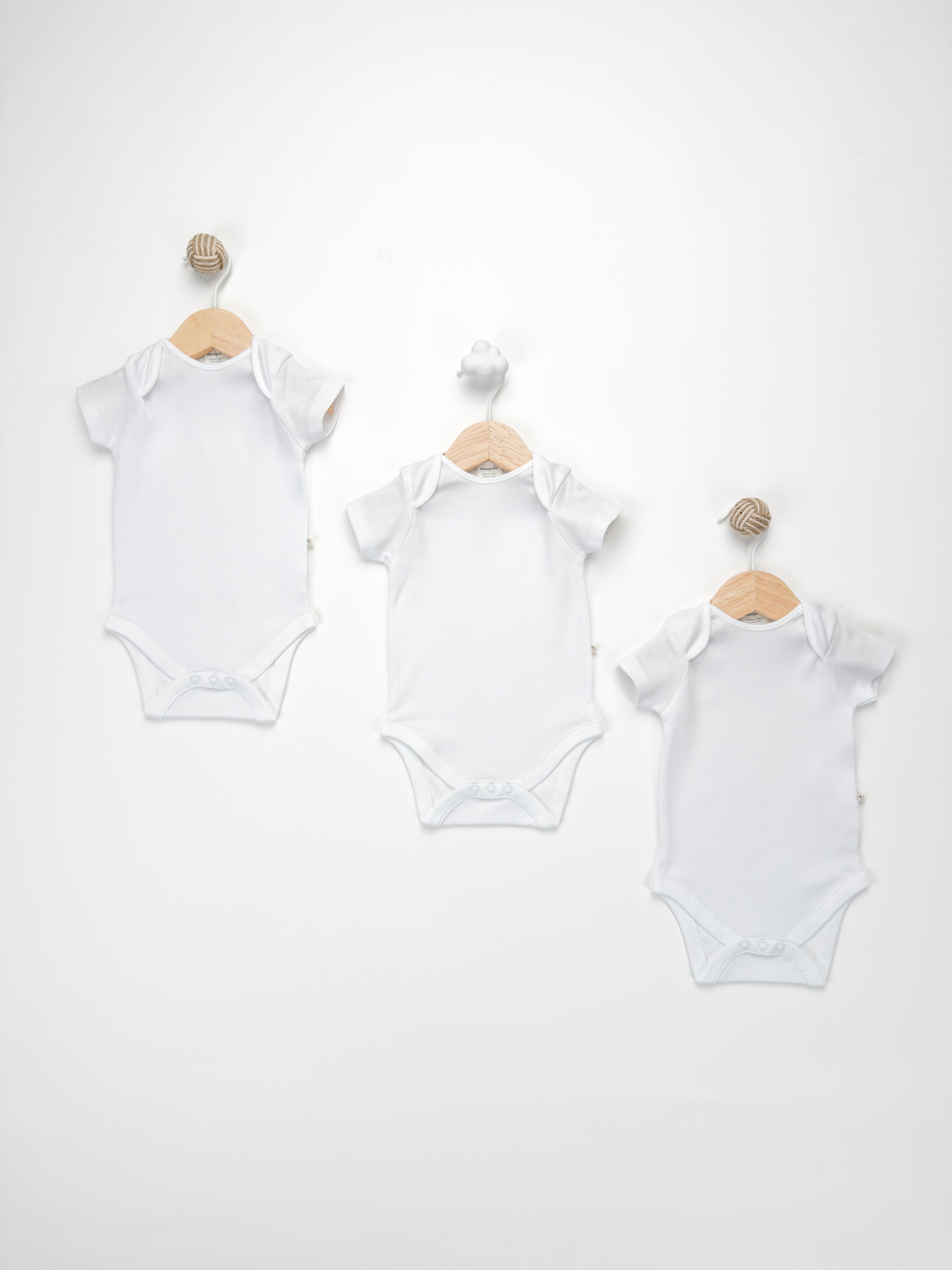 Girne Yarım Kol Bebek Çıtçıtlı Body 9'lu Set Unisex