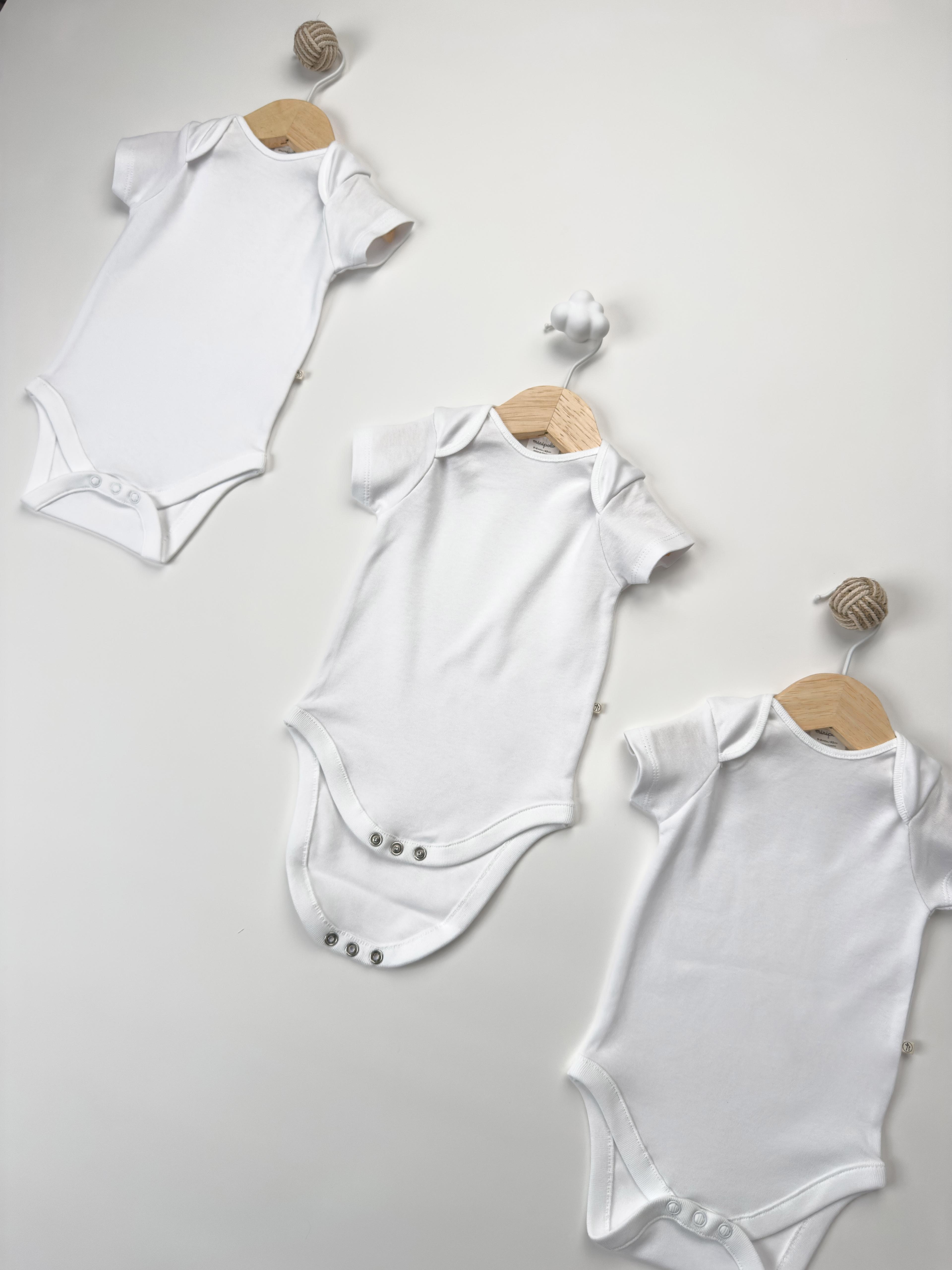 Girne Yarım Kol Bebek Çıtçıtlı Body 9'lu Set Unisex