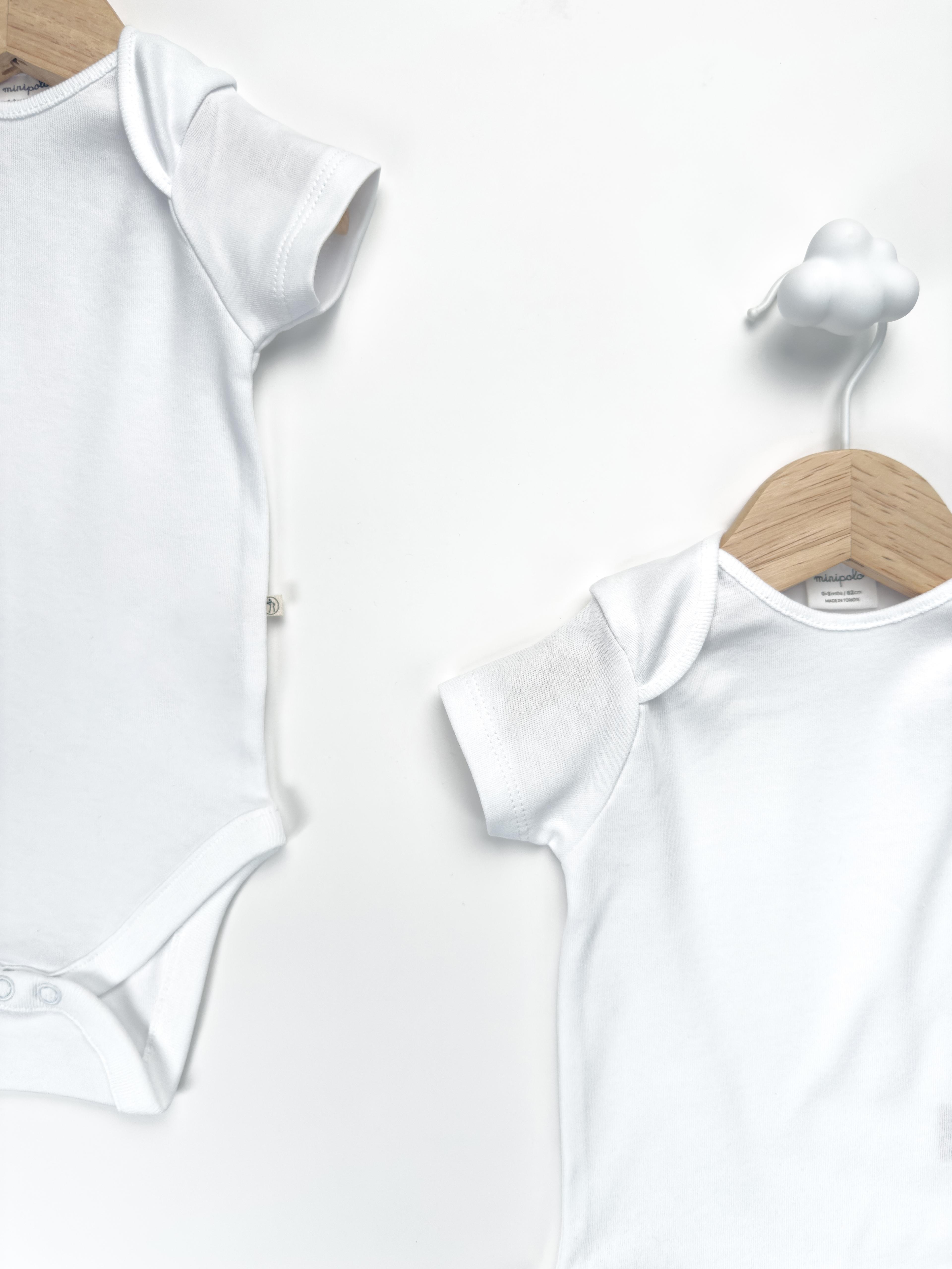 Girne Yarım Kol Bebek Çıtçıtlı Body 9'lu Set Unisex