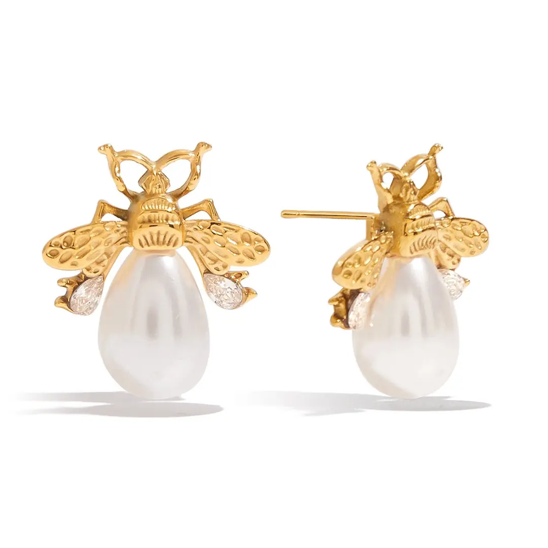 Apisella Earring | Çelik Küpe