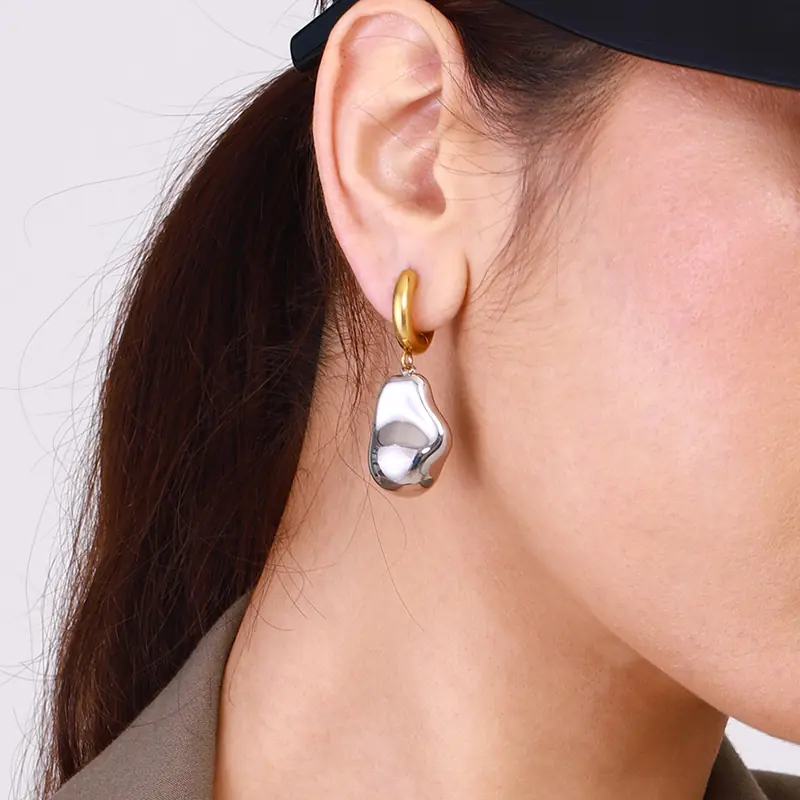 Ragain Earring | Çelik Küpe 2