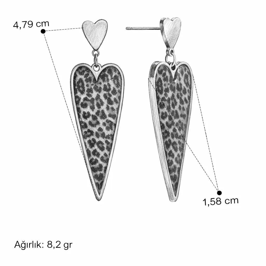 Leonix Earring | Çelik Küpe 4