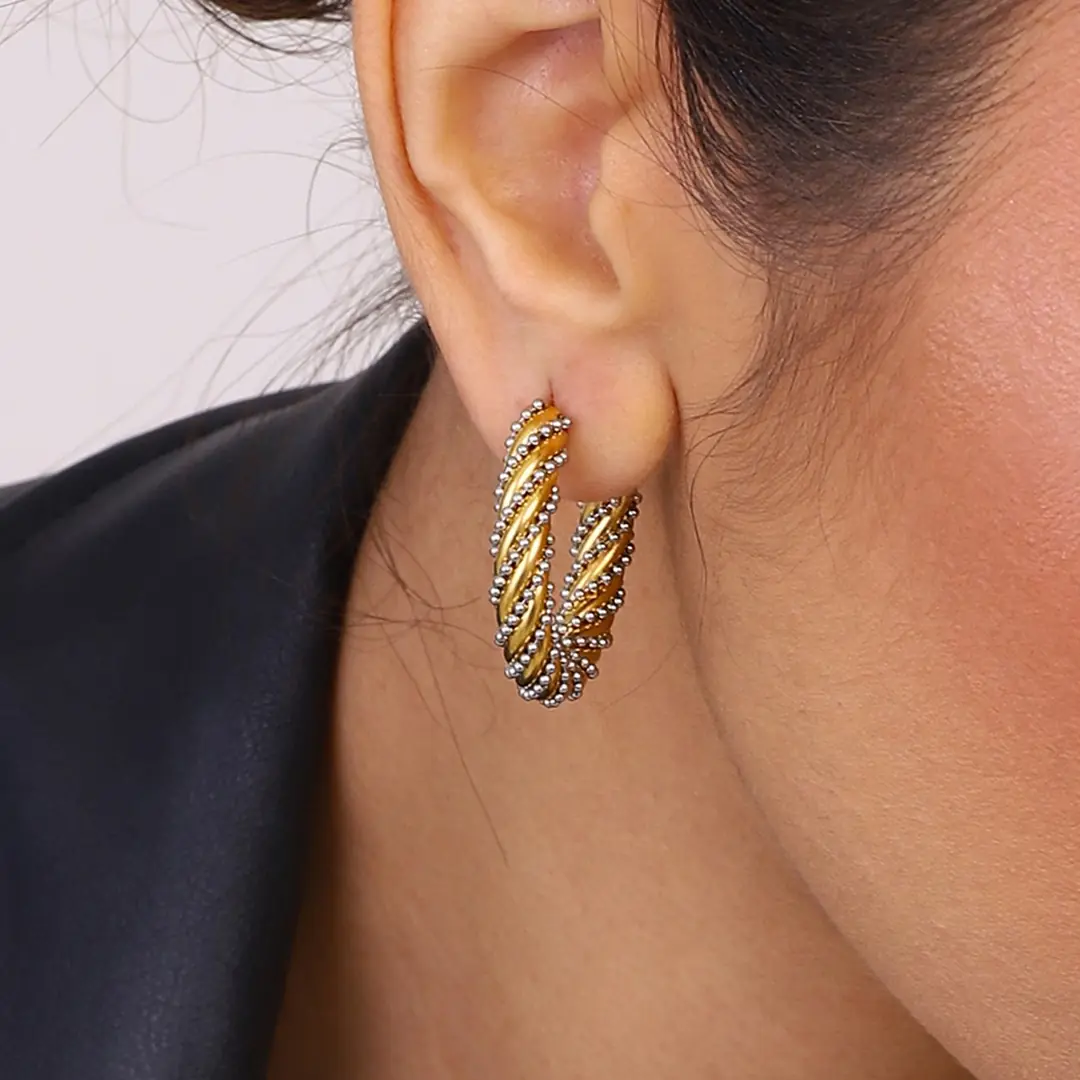 Torvina Earring | Çelik Küpe 2
