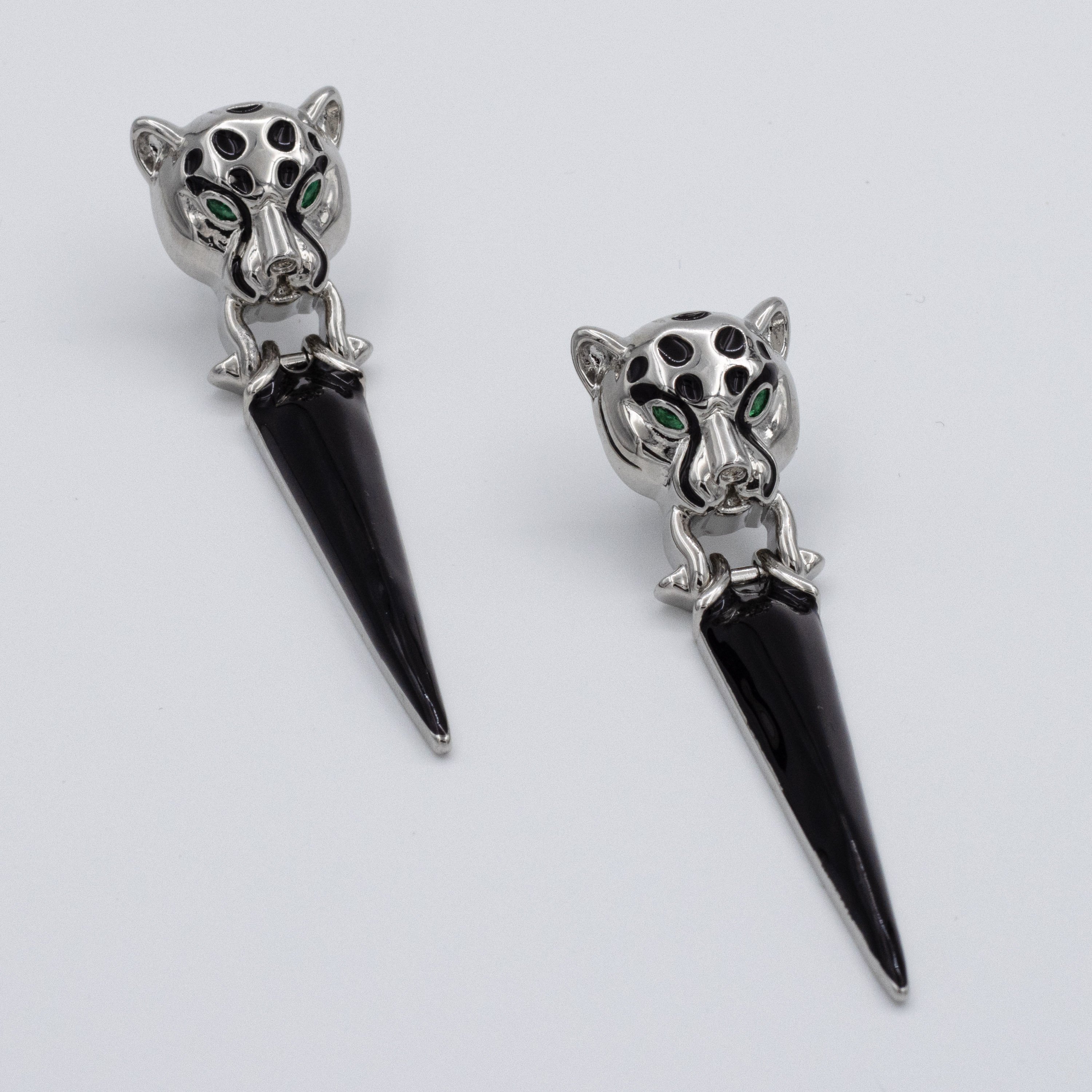 Panthera Noir Earrings | Küpe