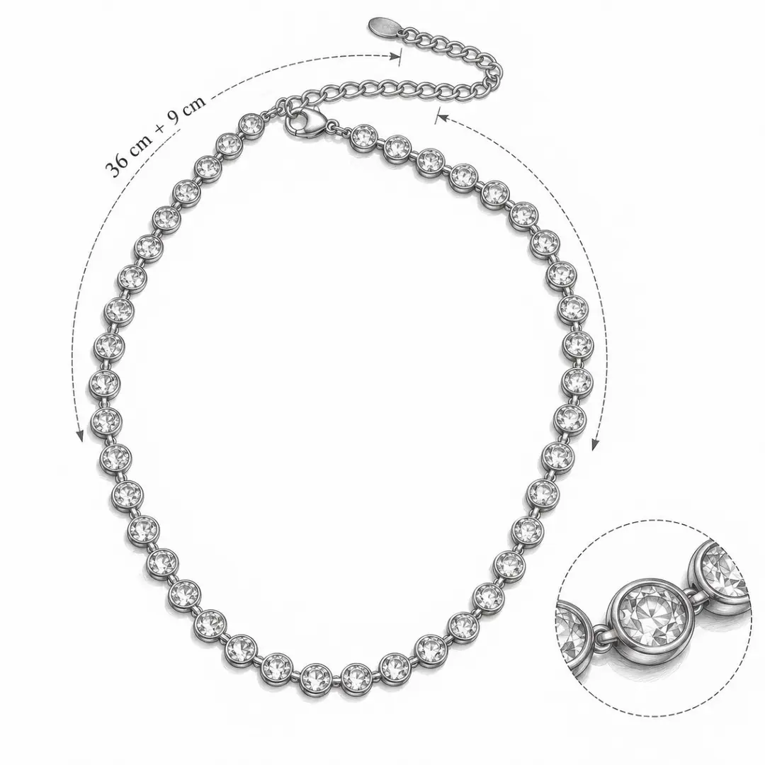 Ivradora Necklace | Çelik Kolye 4