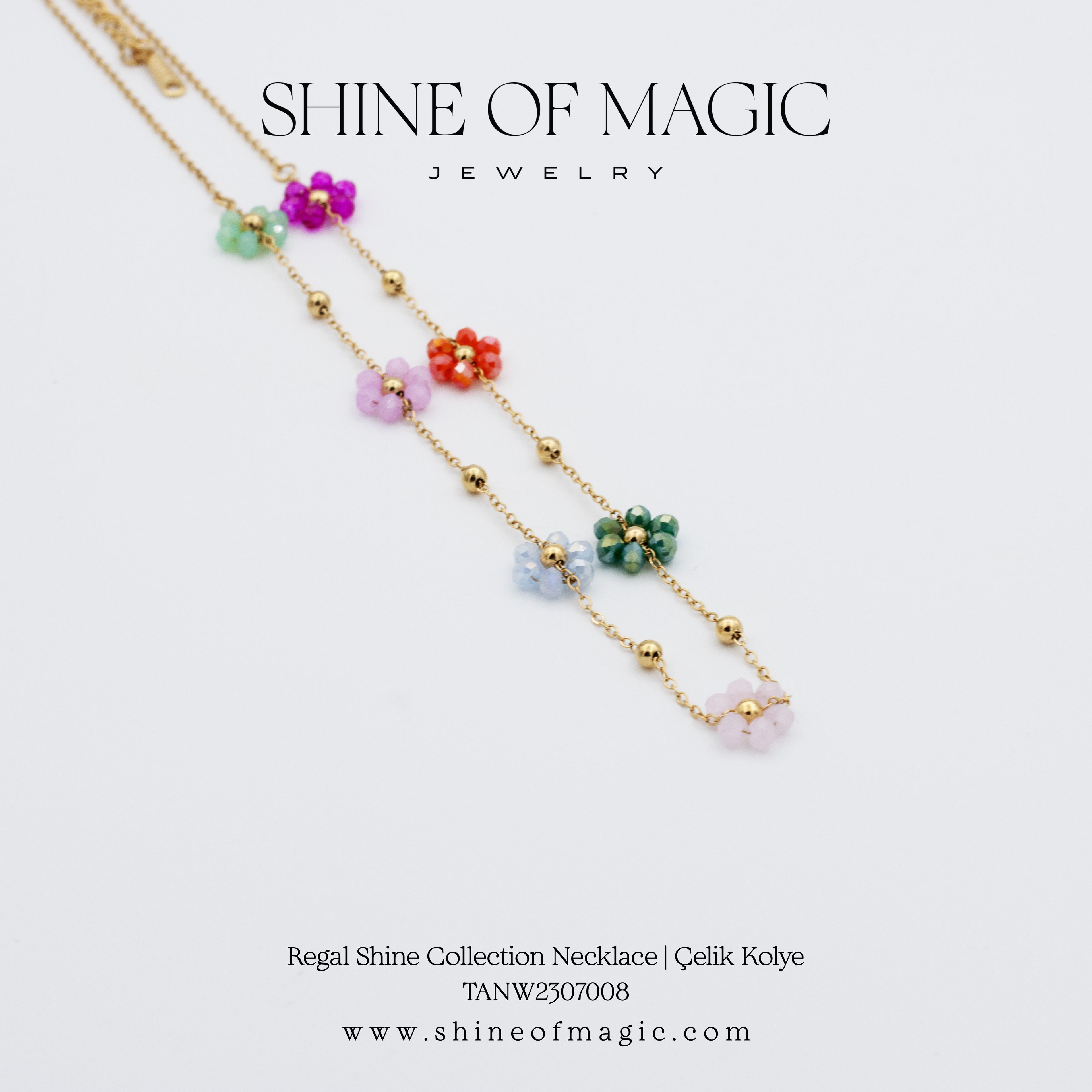 Regal Shine Collection Necklace | Çelik Kolye