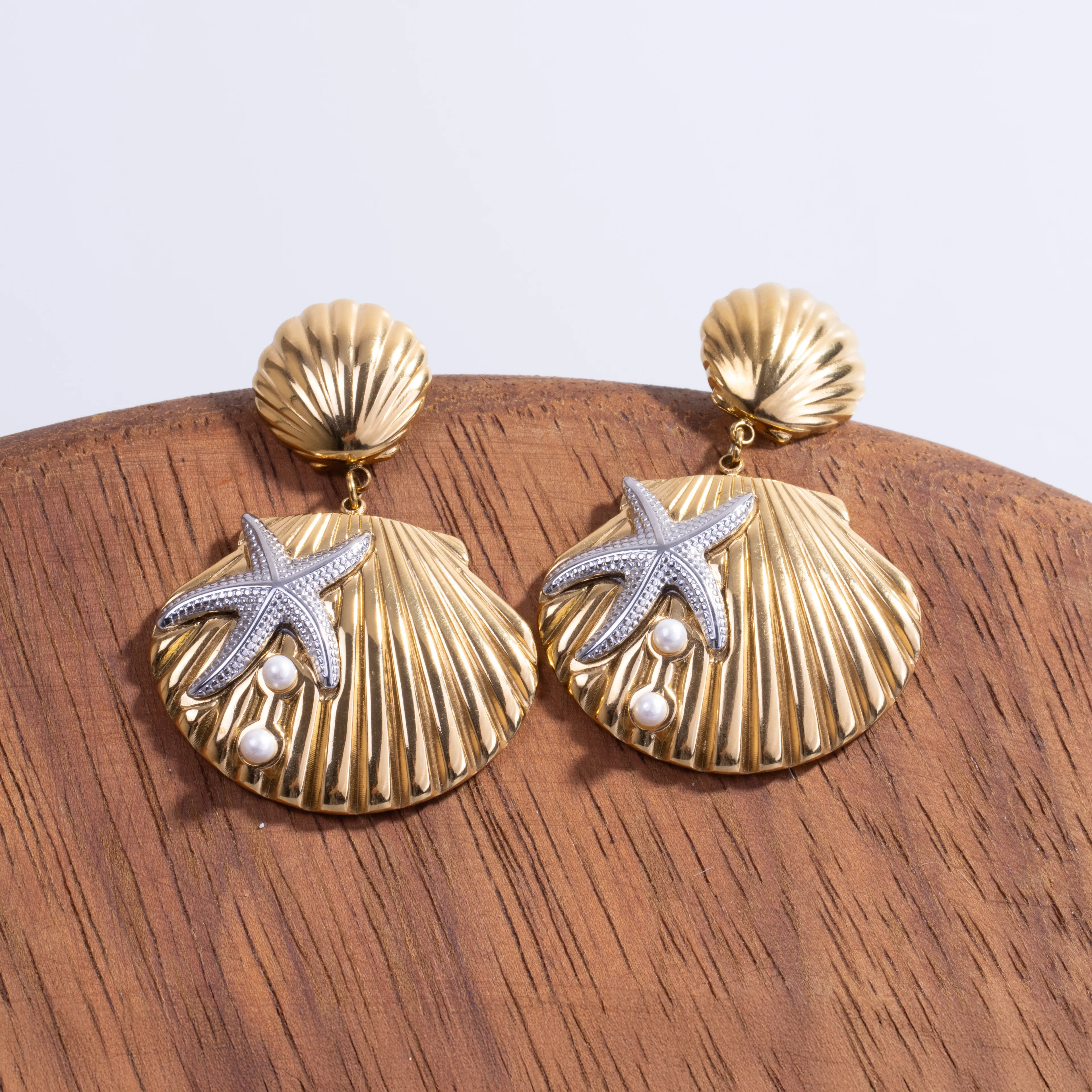 Astero Earring | Çelik Küpe
