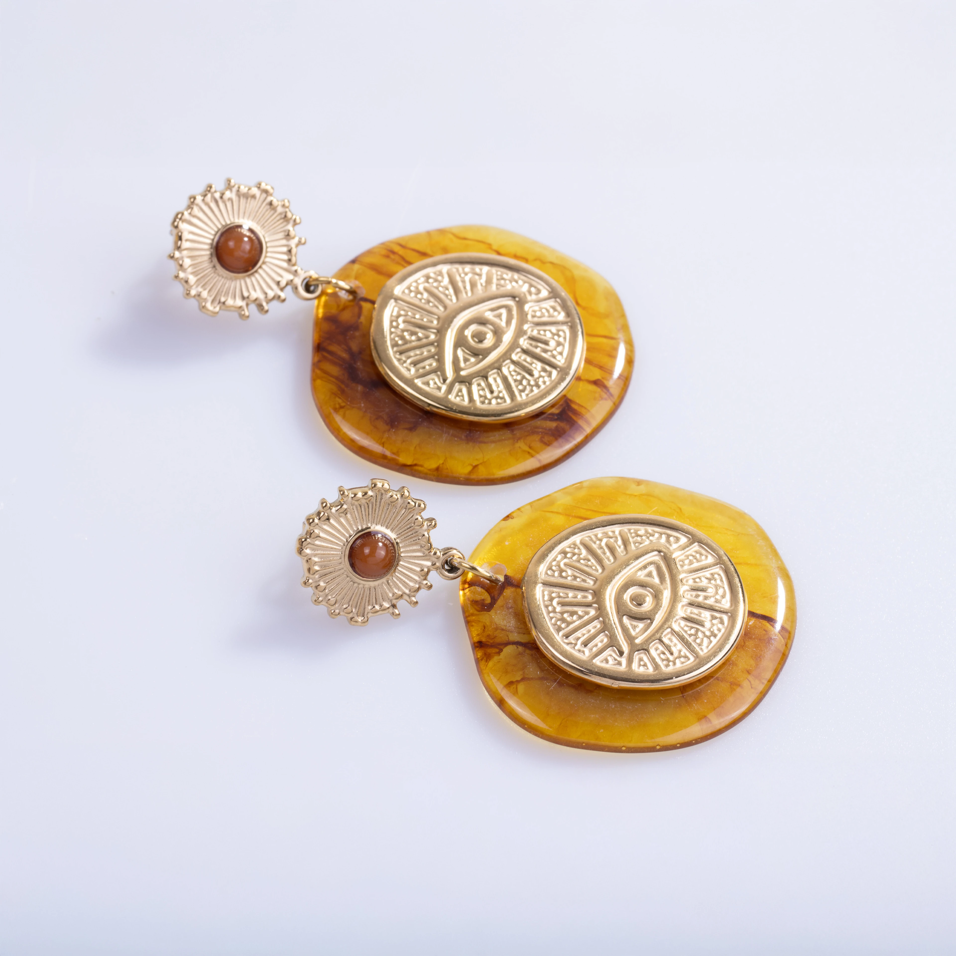 Mystic Eye Earring | Çelik Küpe