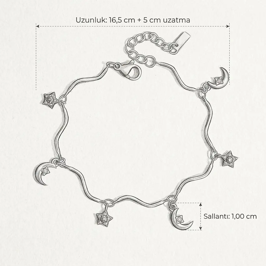 Yazmina Bracelet | Çelik Bileklik 5