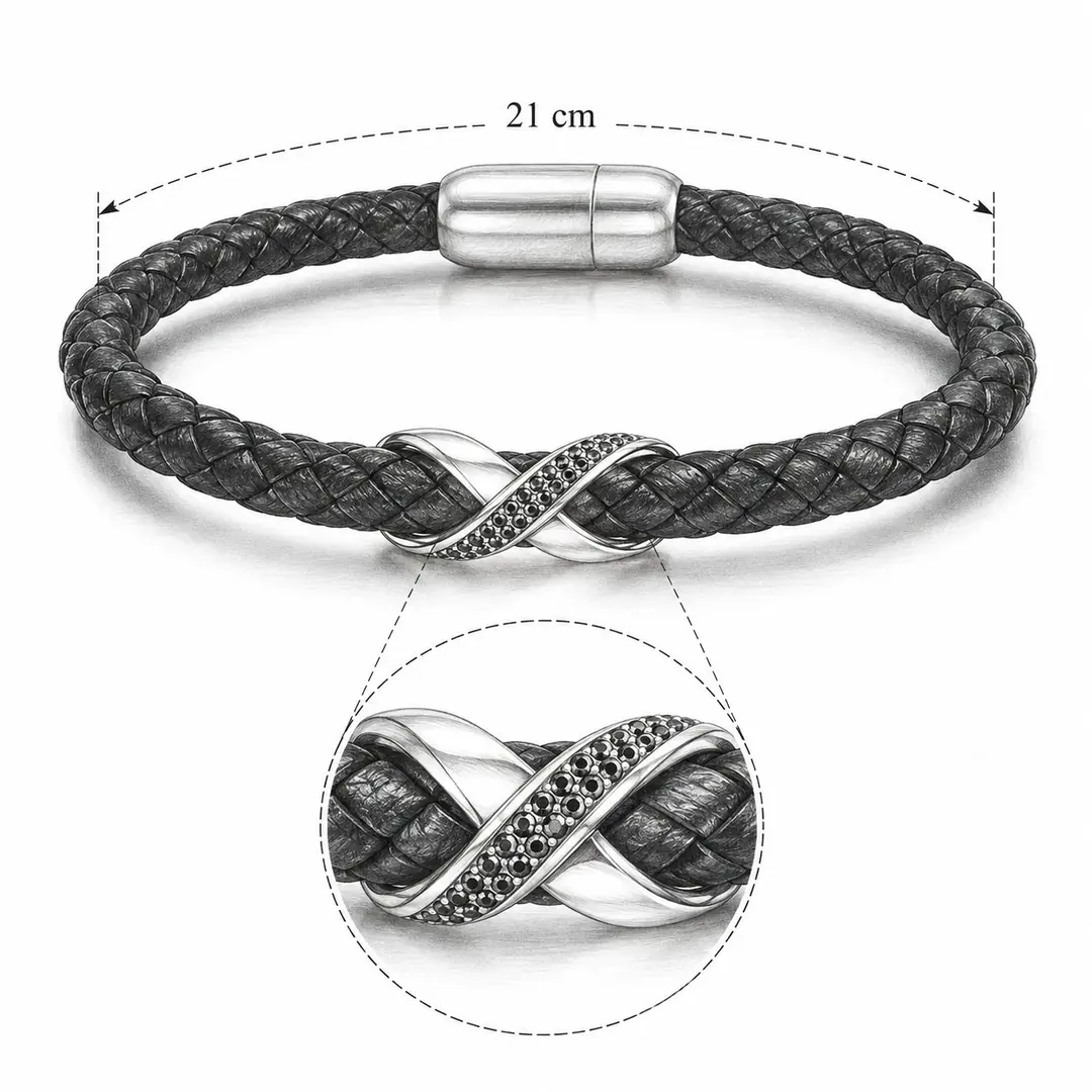 Meltor Bracelet | Erkek Deri Bileklik 3