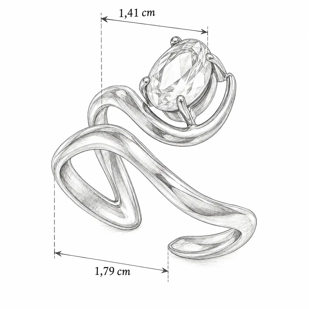 Zigzara Ring | Çelik Yüzük 2