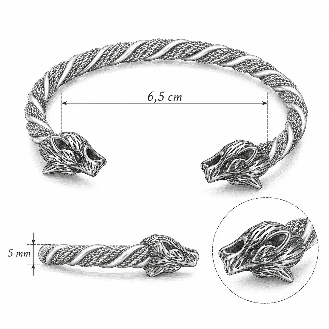 Lupvard Bracelet | Erkek Çelik Bileklik 4