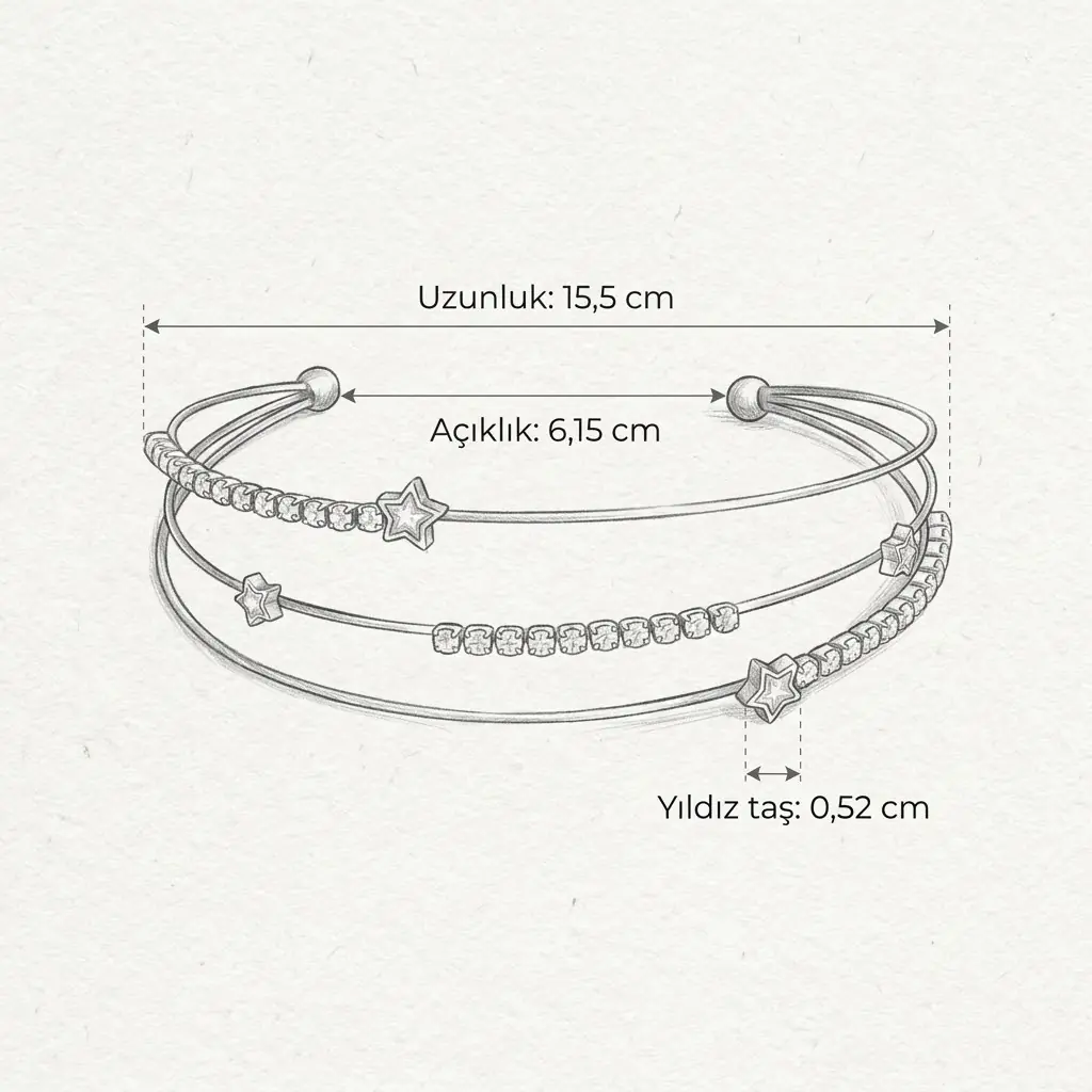 Yelvara Bracelet | Çelik Bileklik 2