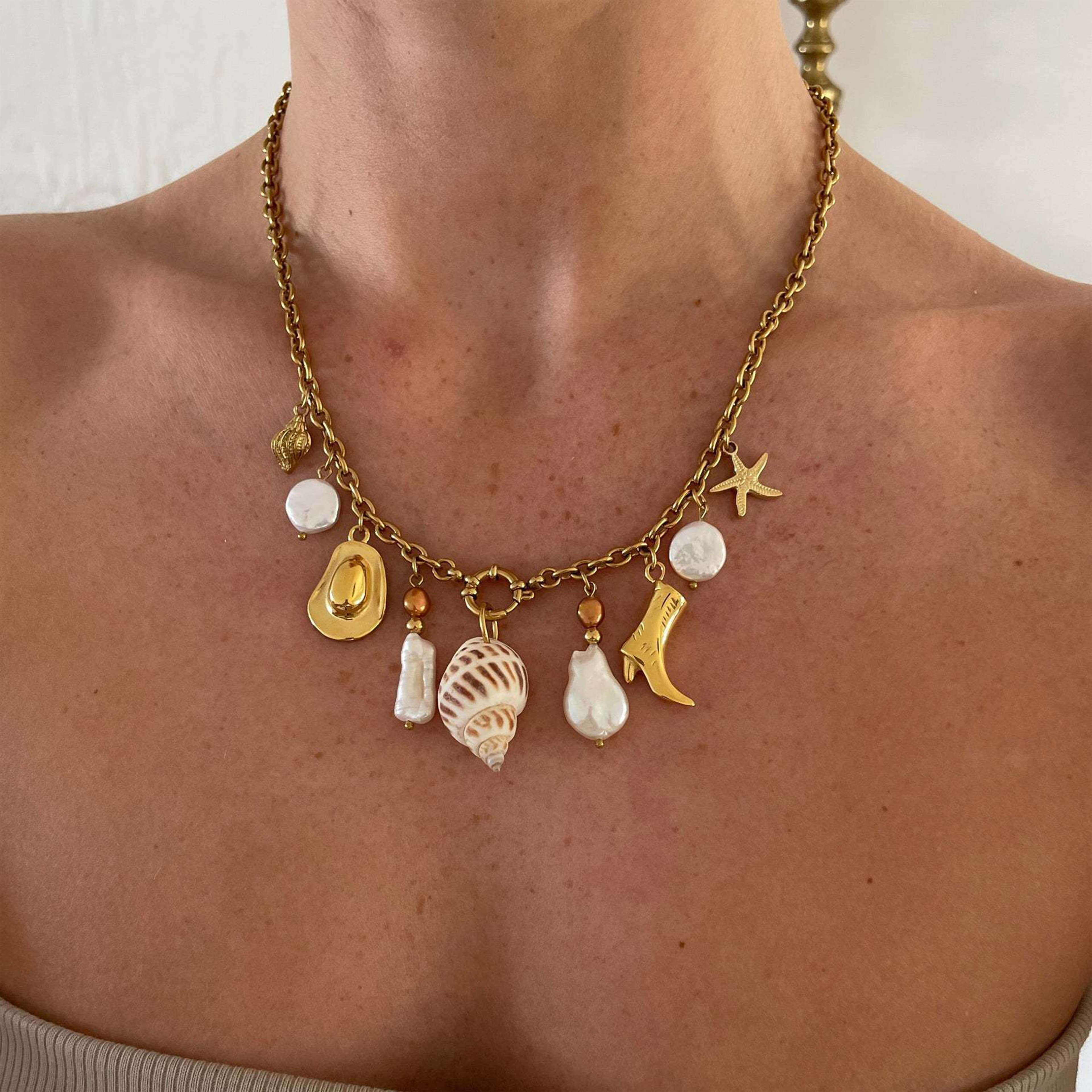 Thalina Necklace | Çelik Kolye
