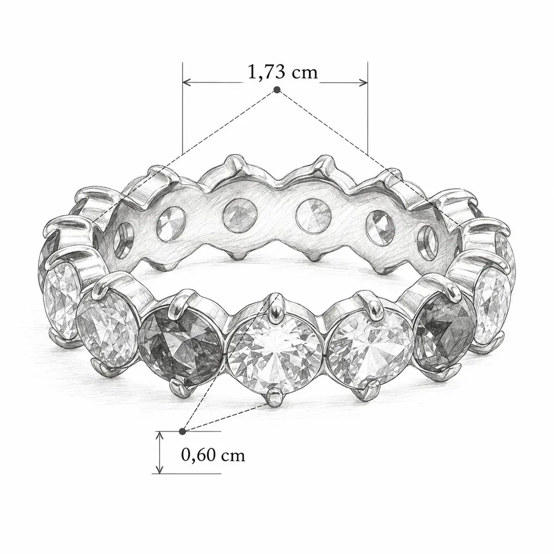 Perpetua Rose Ring | Çelik Yüzük 5