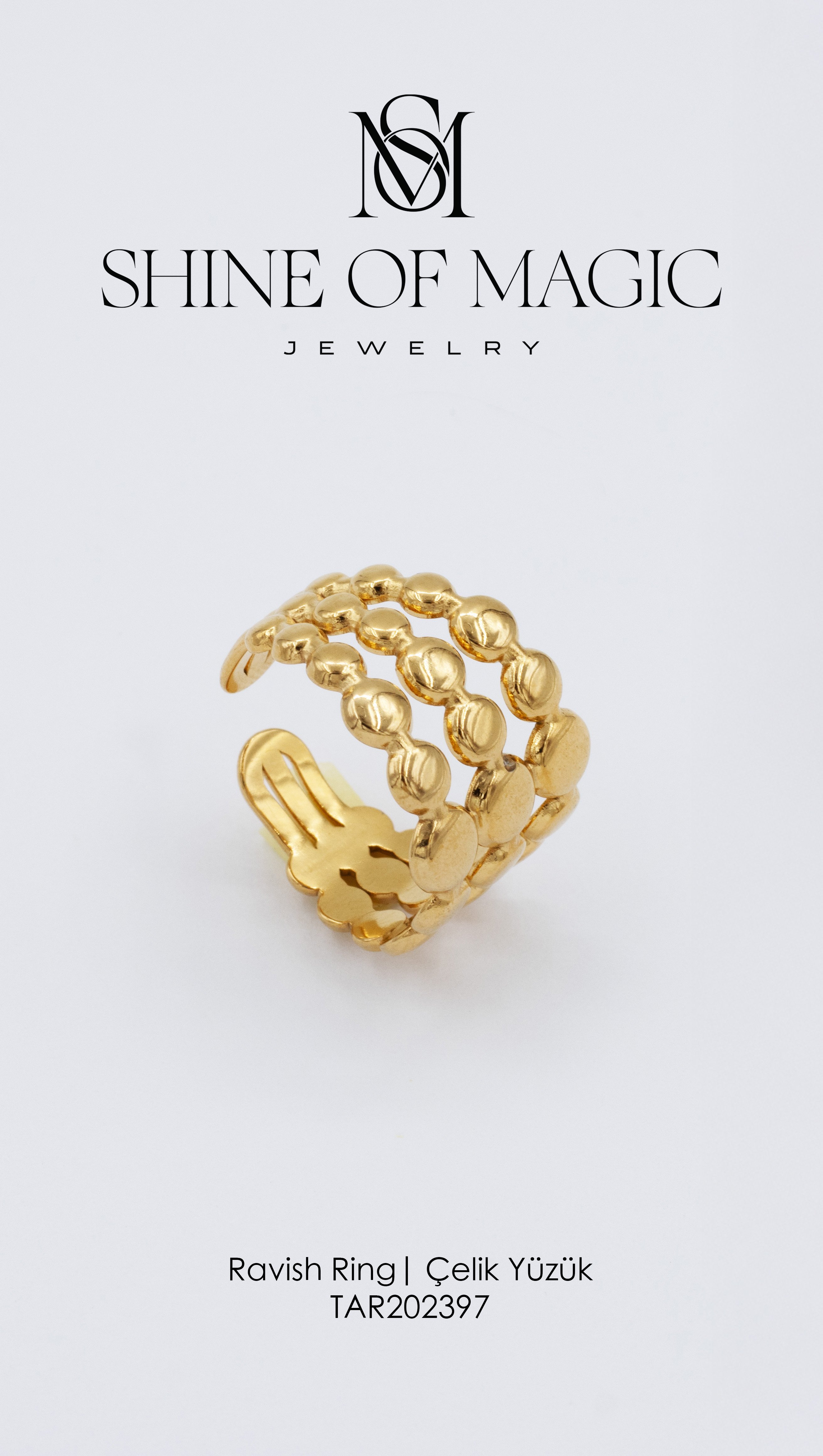 Ravish Ring | Çelik Yüzük