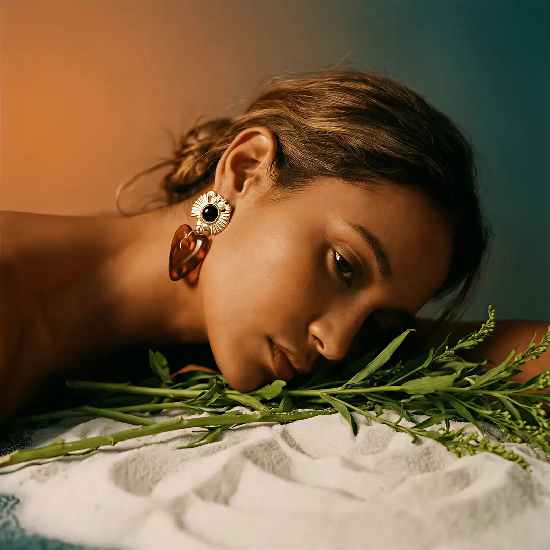 Amberia Earring | Çelik Küpe 2