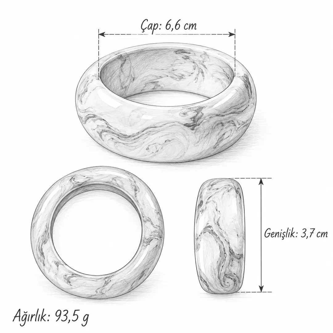 Ivorya Bangle | Bilezik 4