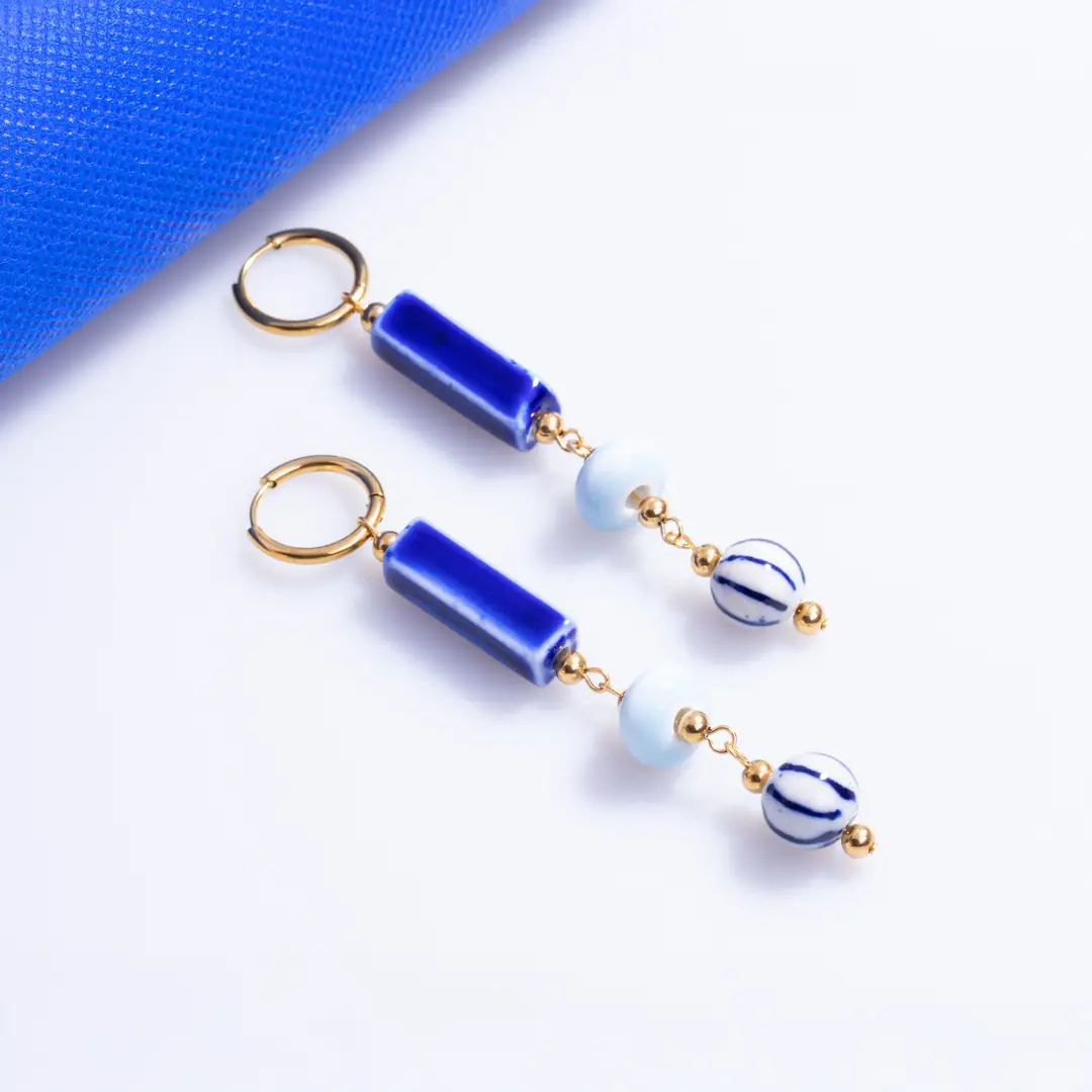 Azuria Earring | Çelik Küpe