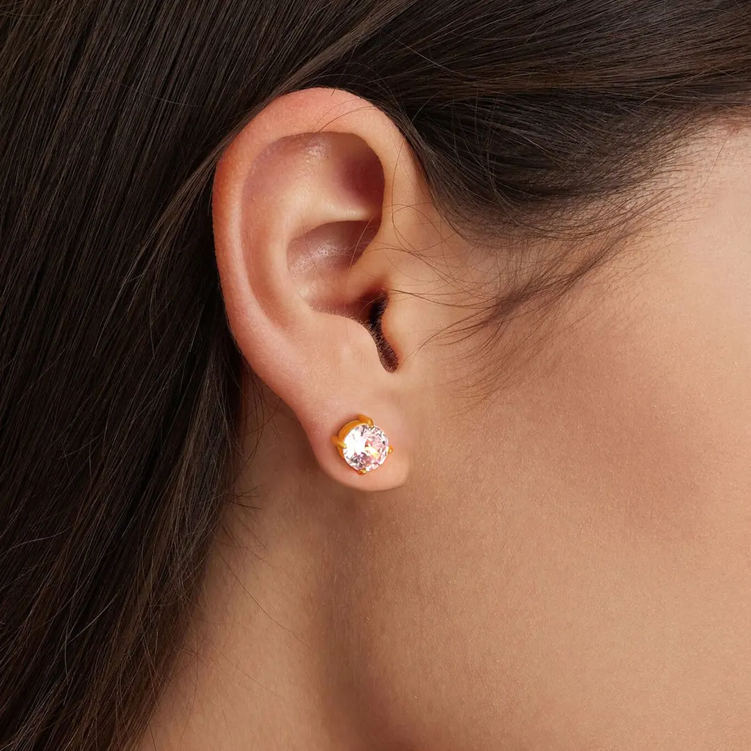 Rondelle Earring | Çelik Küpe 4