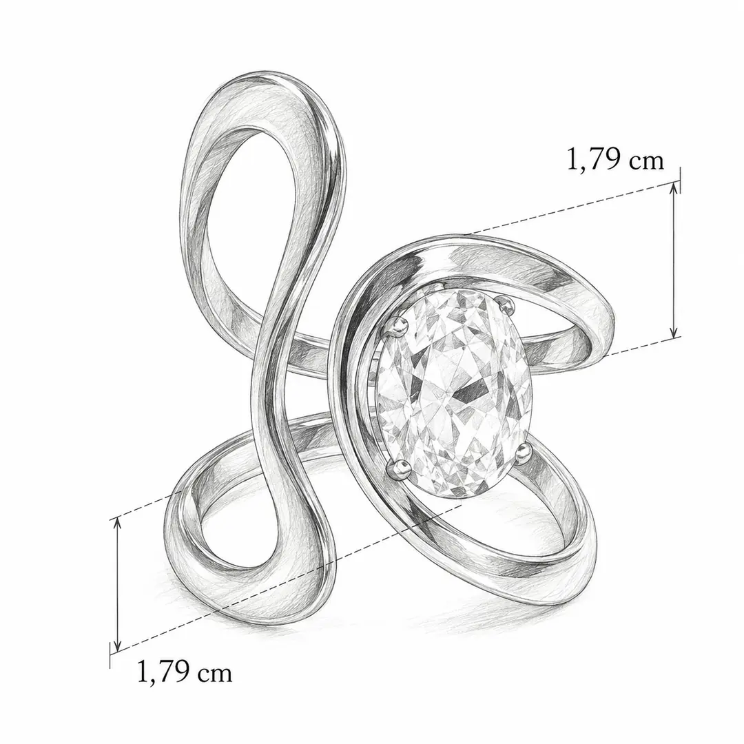 Ottavia Ring | Çelik Yüzük 2