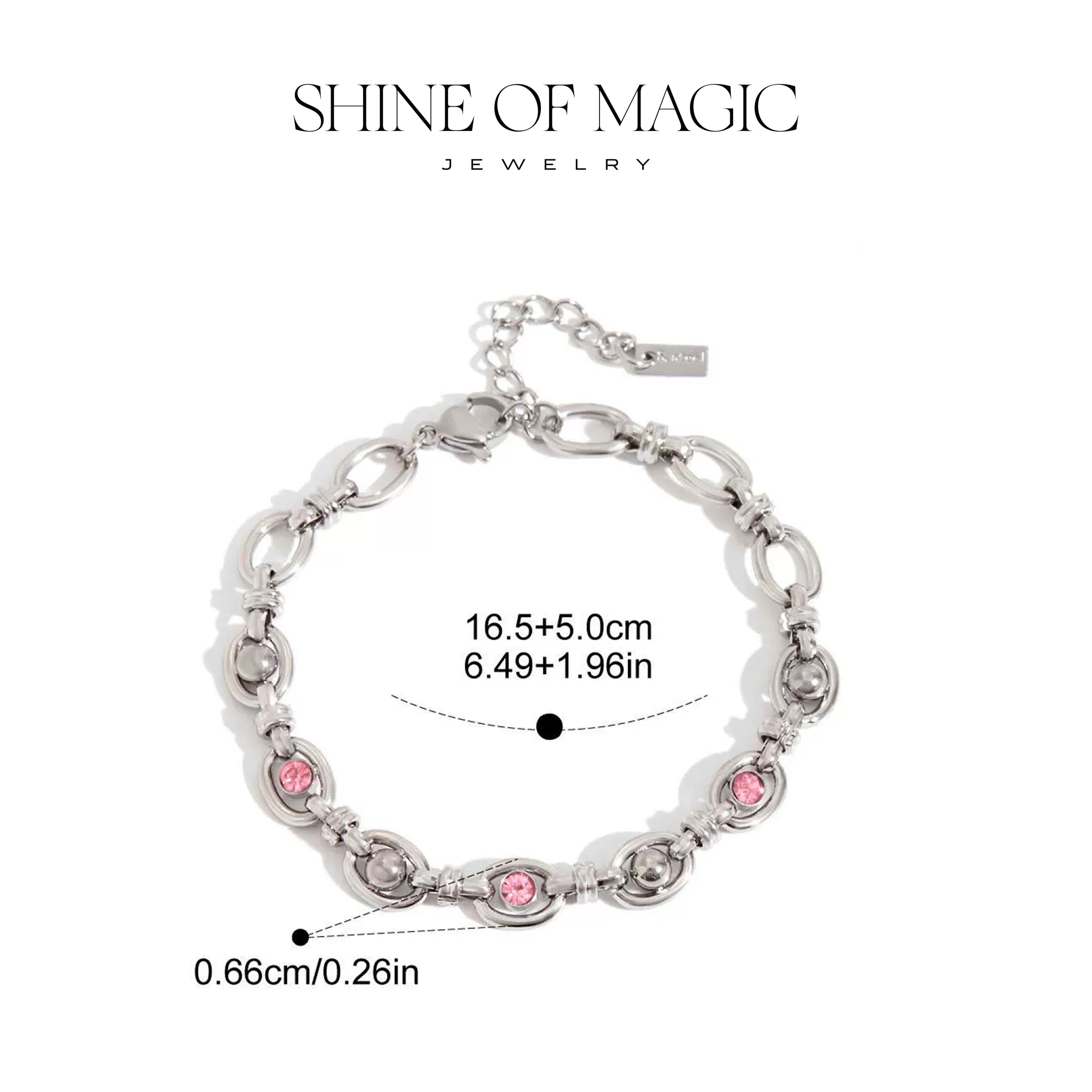 Rosea Bracelet | Çelik Bileklik