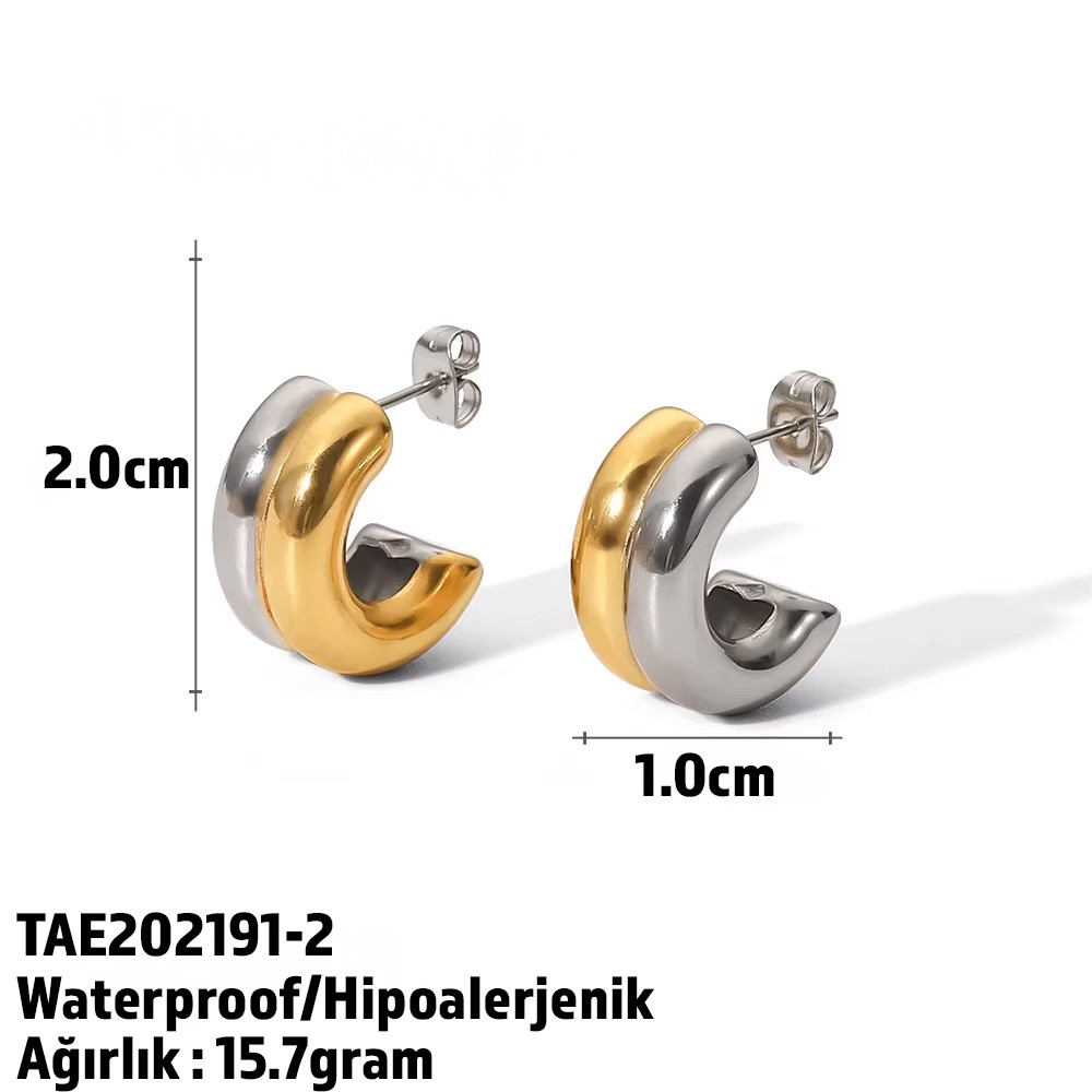 Trinket Earring | Çelik Küpe