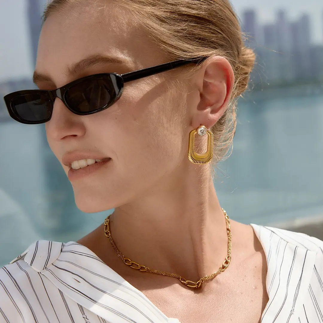 Ribelle Earring | Çelik Küpe 6
