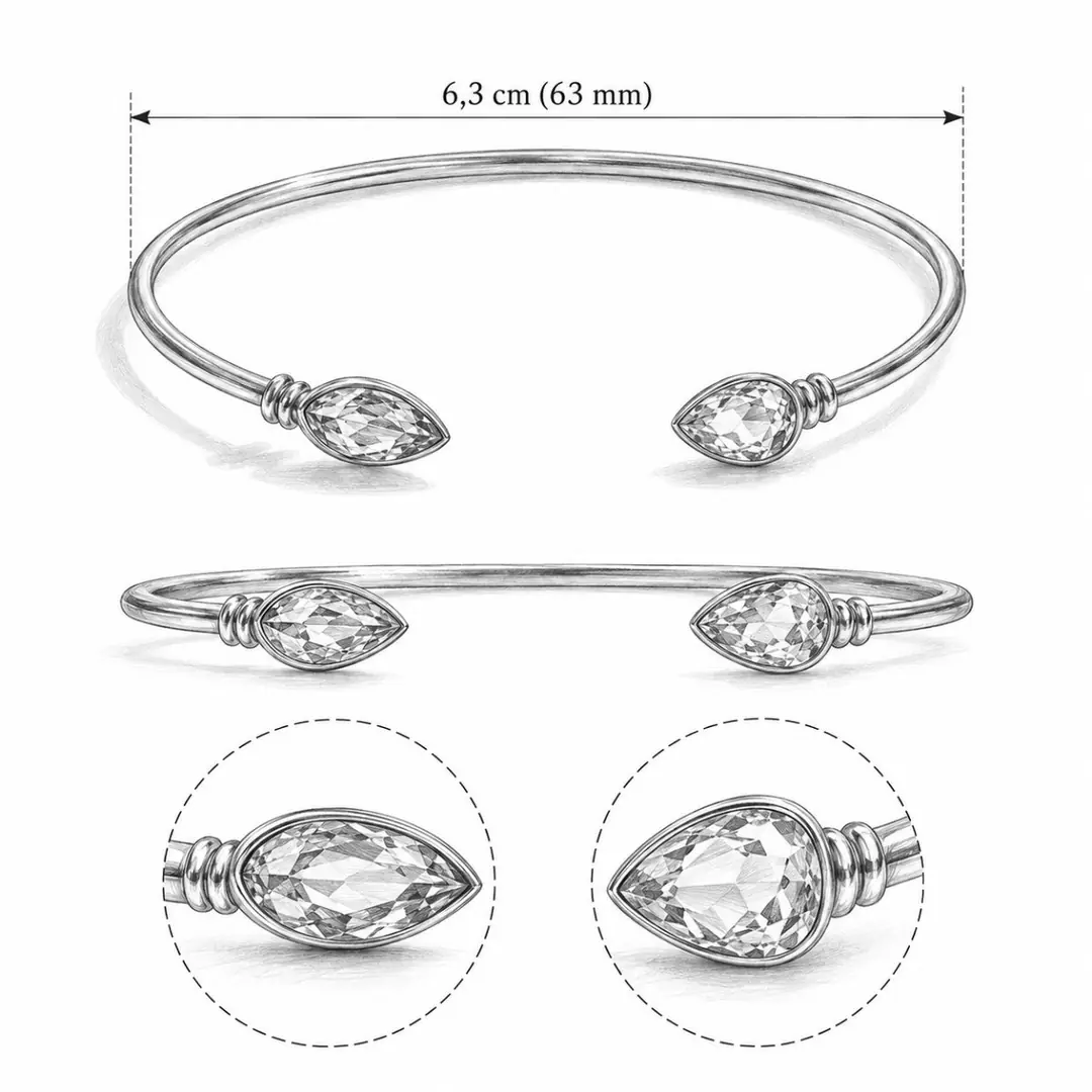 Kaelvessa Bangle | Çelik Bilezik 4