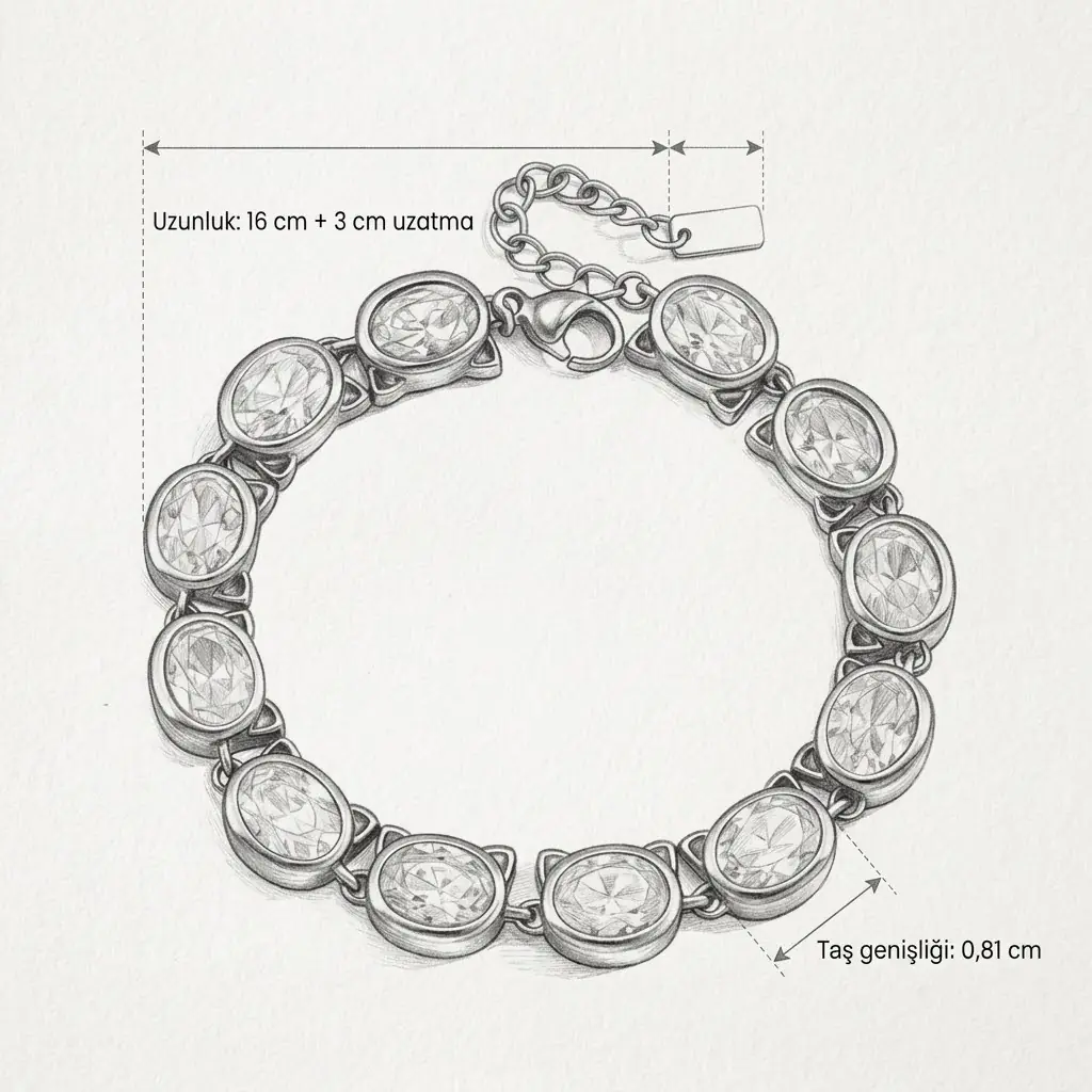 Ovalia Bracelet | Çelik Bileklik 4