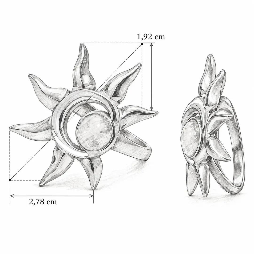 Ekinoxa Ring | Çelik Yüzük 7