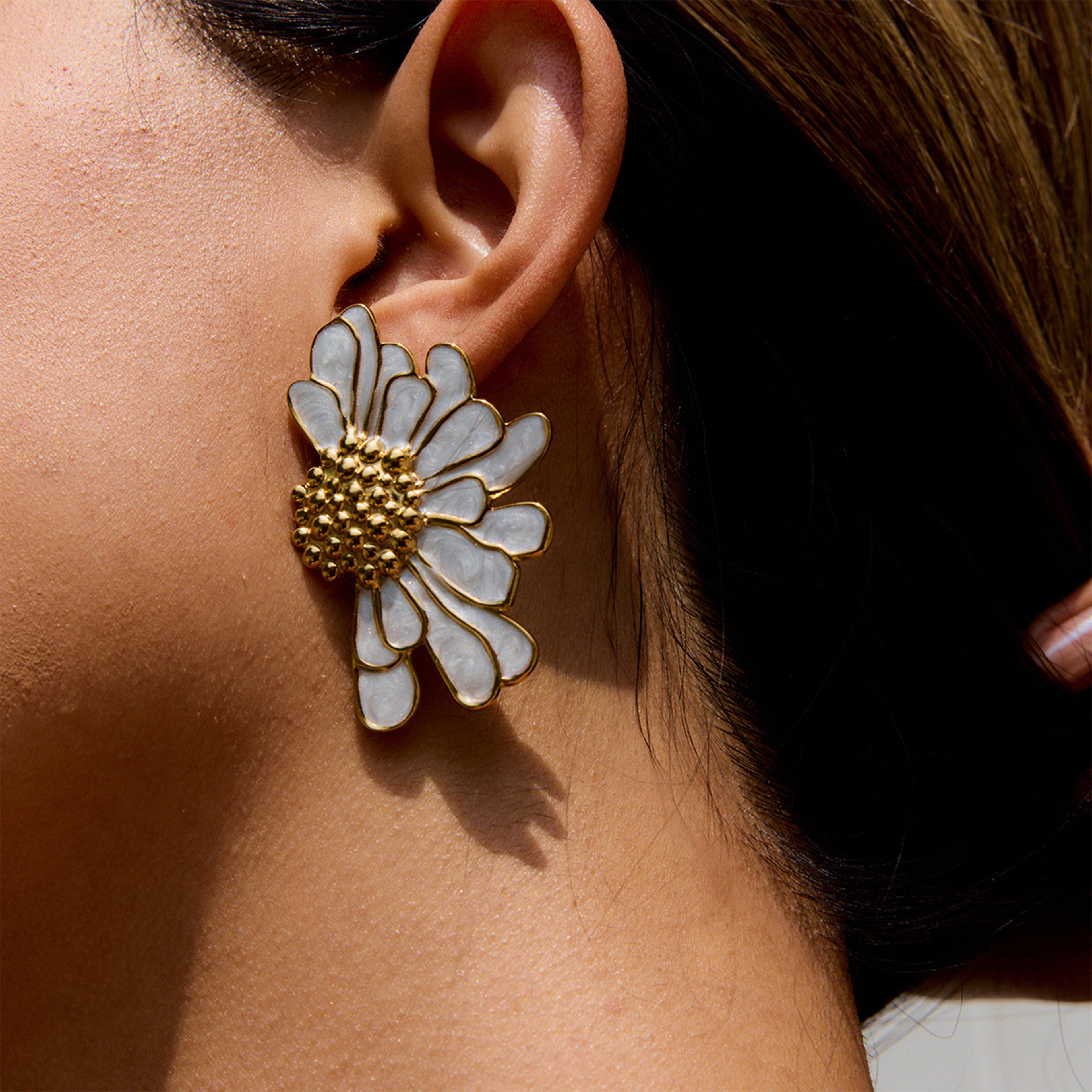 Daisom Earring | Çelik Küpe