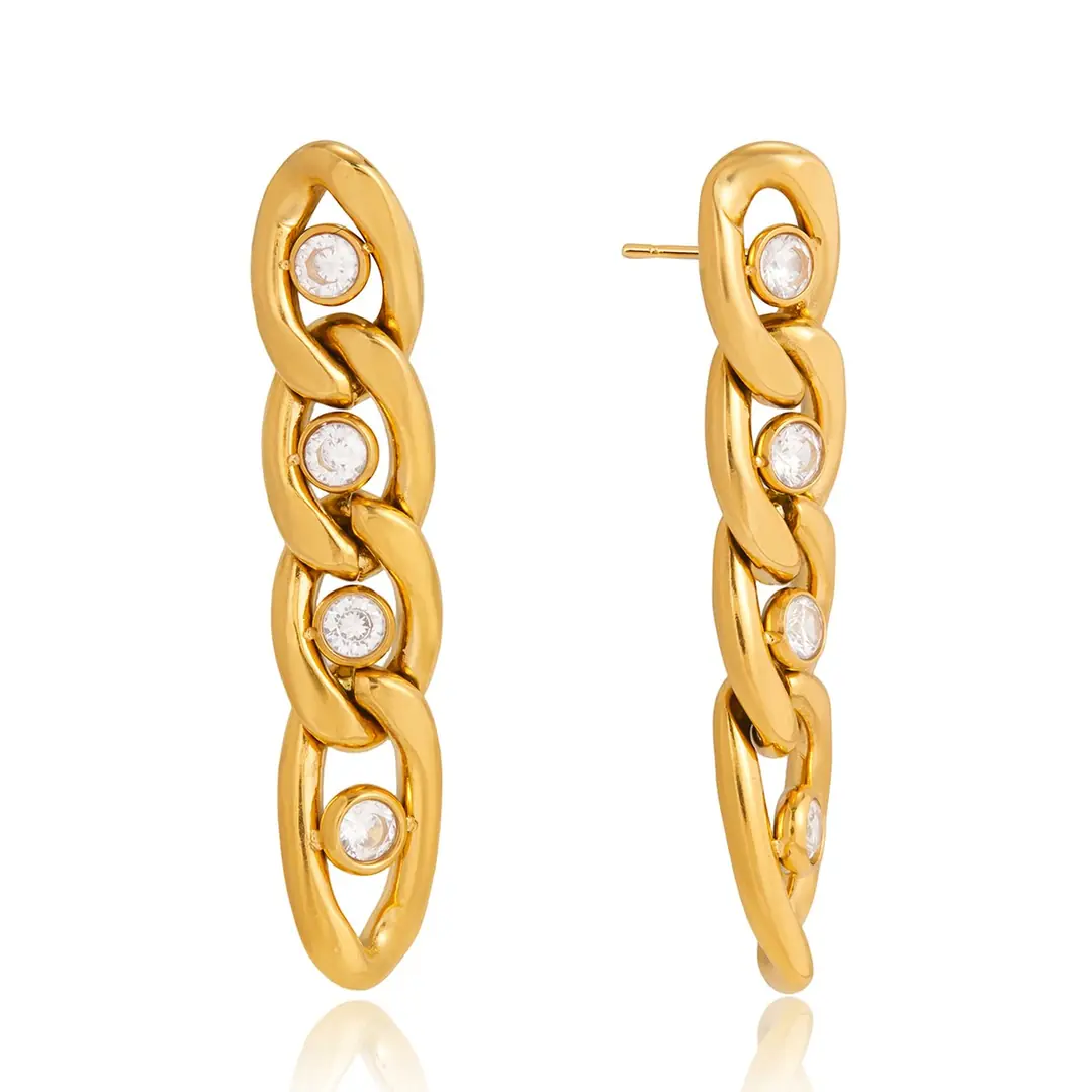 Anellia Earring | Çelik Küpe