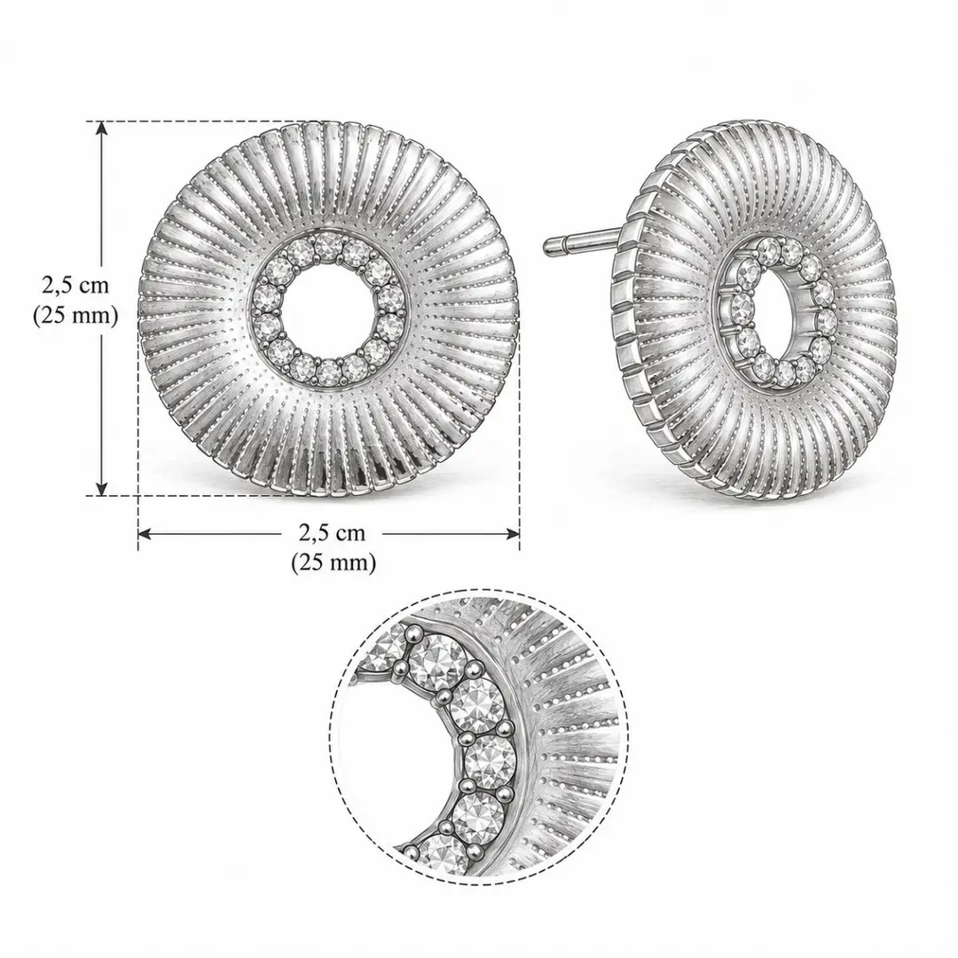 Wrenrine Earring | Çelik Küpe 3