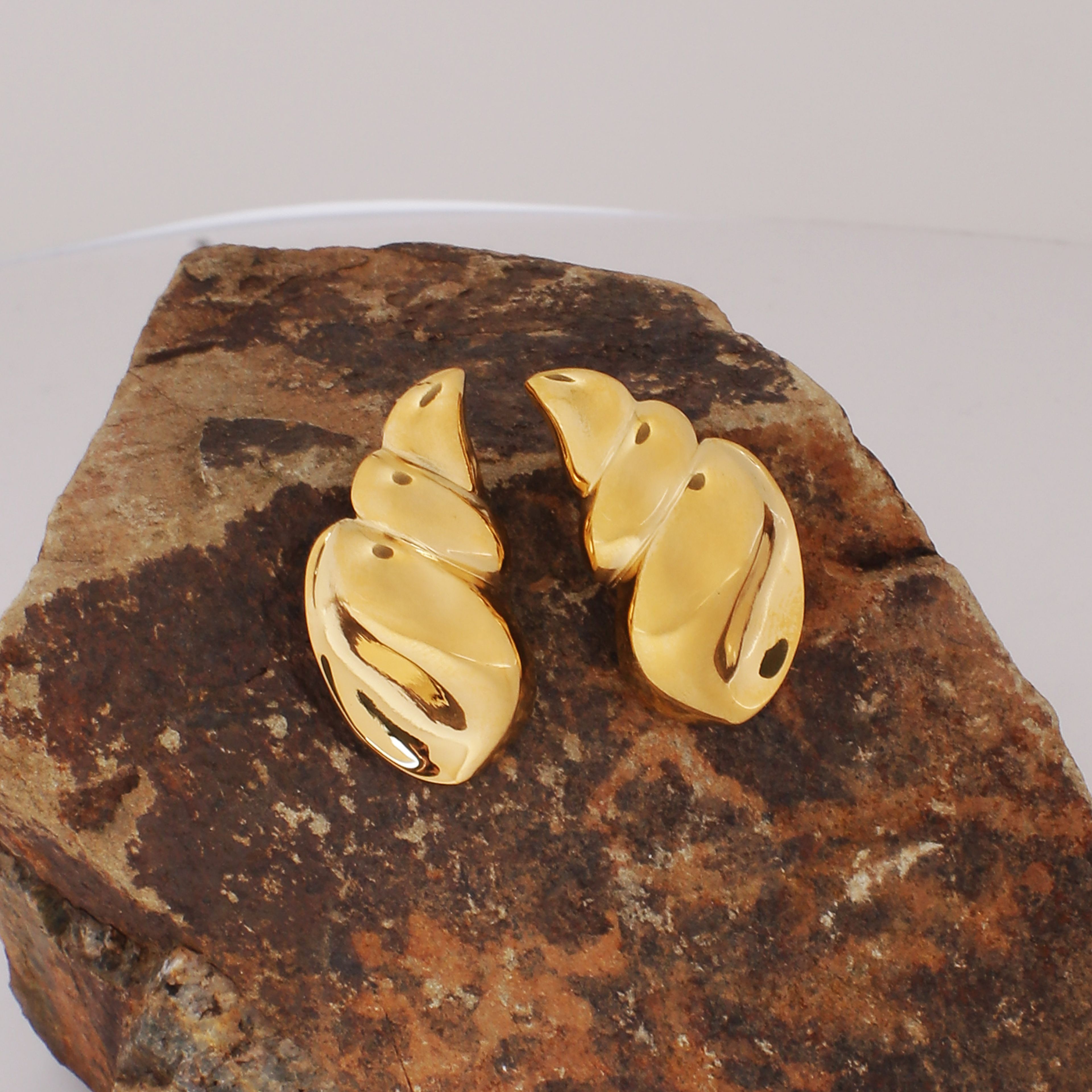 Golve Earring | Çelik Küpe