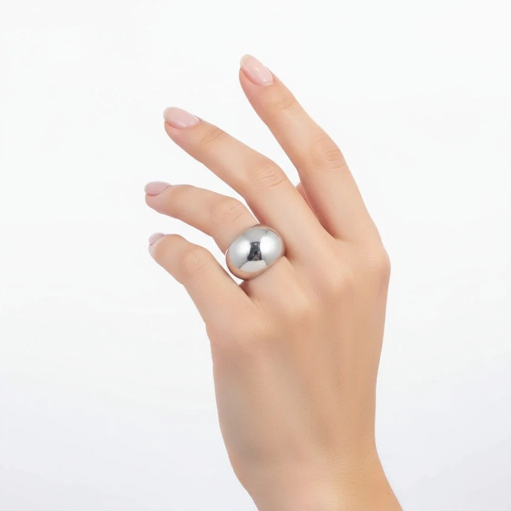 Ball Ring | Çelik Yüzük