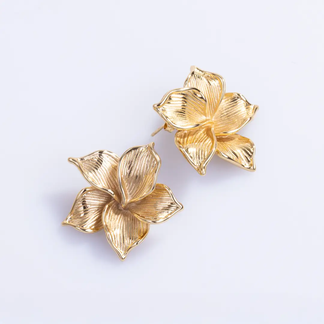 Solaflora Earring | Çelik Küpe 3