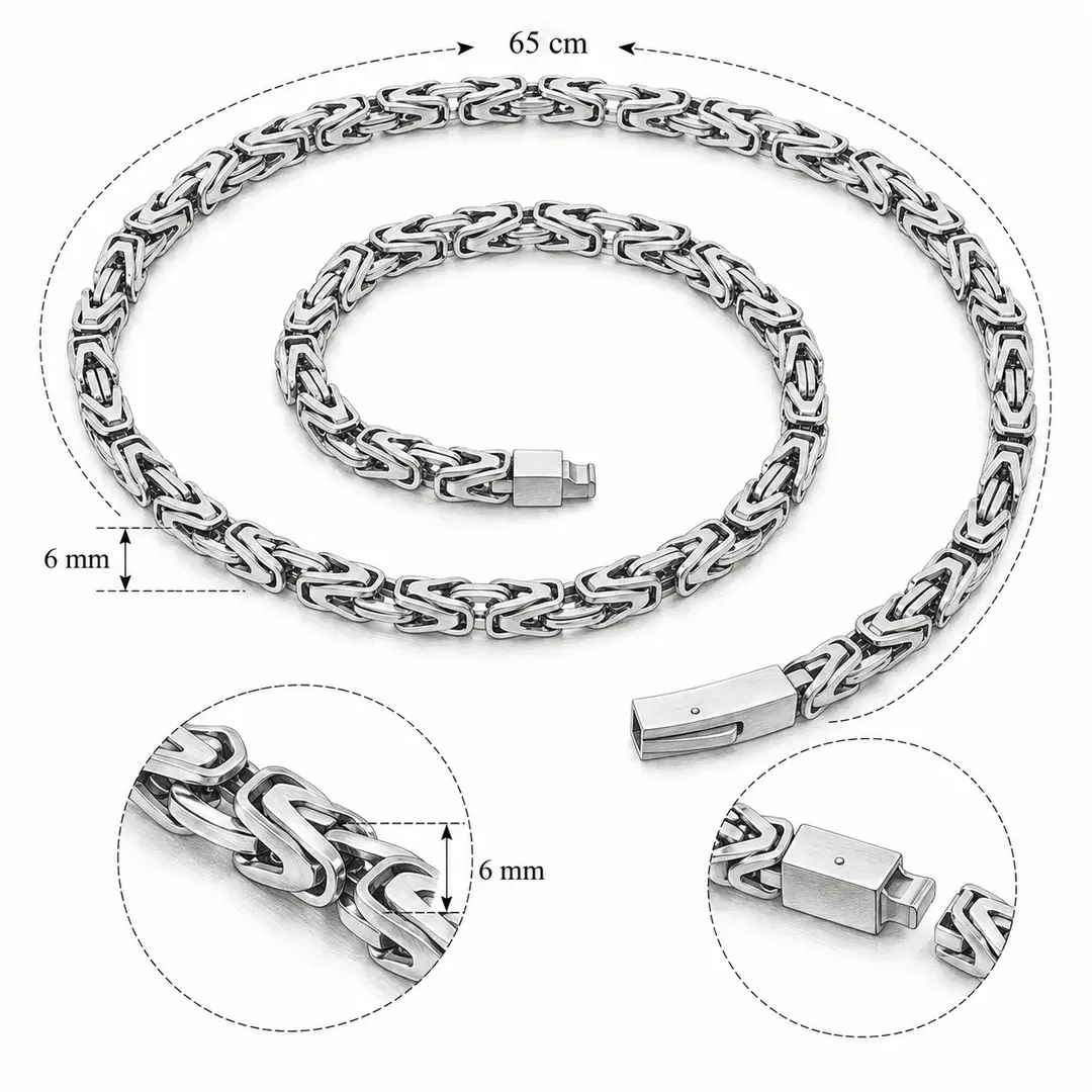 Varnex Necklace | Erkek Çelik Kolye 4