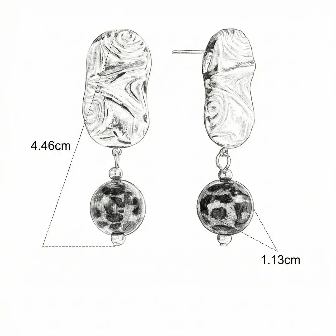 Calysta Earring | Çelik Küpe 3