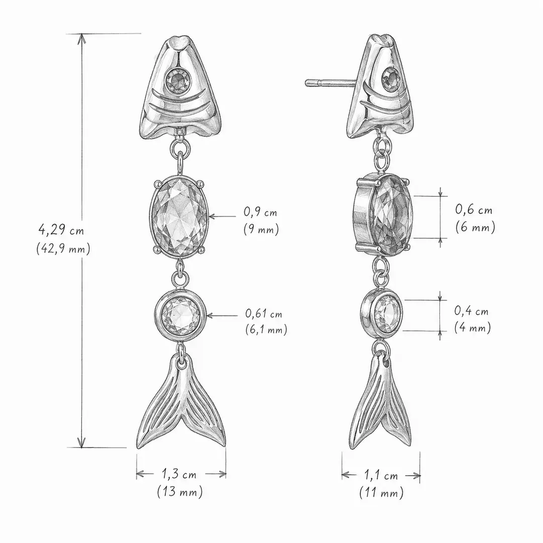 Renbison Earring | Çelik Küpe 4
