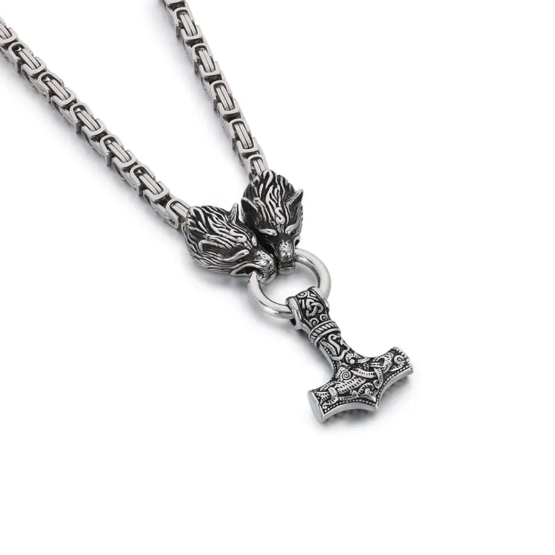 Mjolvar Necklace | Erkek Çelik Kolye