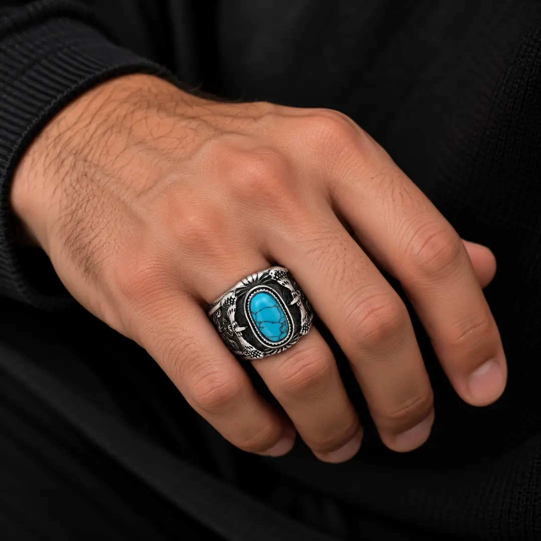 Tuqara Ring | Erkek Çelik Yüzük 2