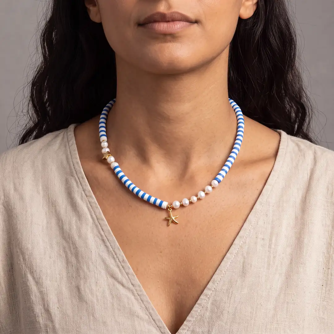 Positana Necklace | İncili Kolye 2