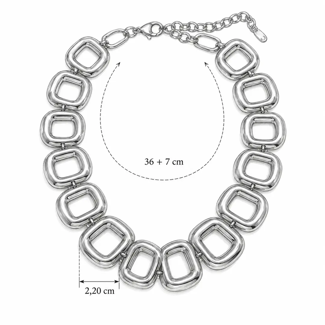 Kubrisa Necklace | Çelik Kolye 6
