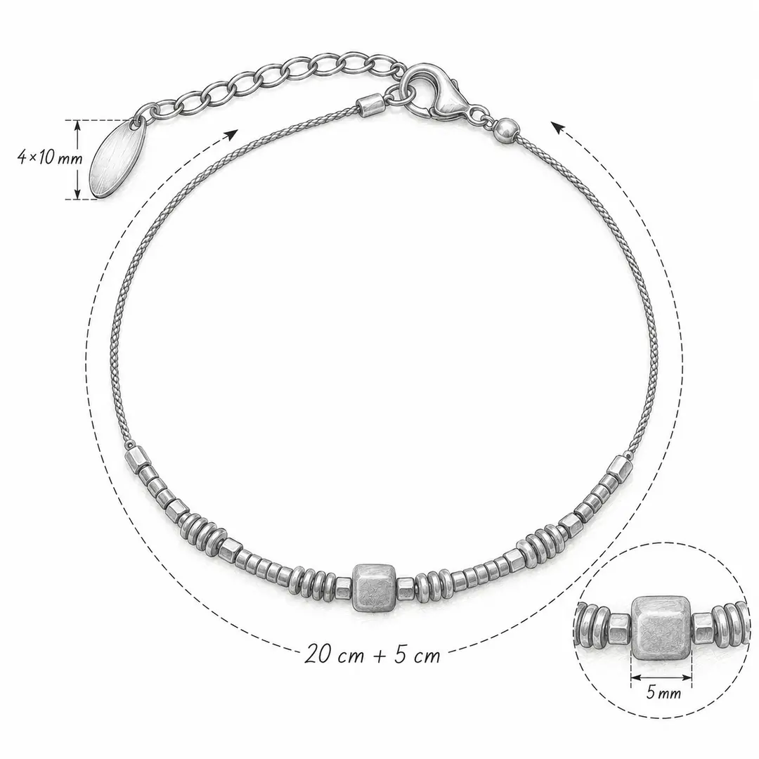 Cirelle Anklet | Çelik Halhal 3