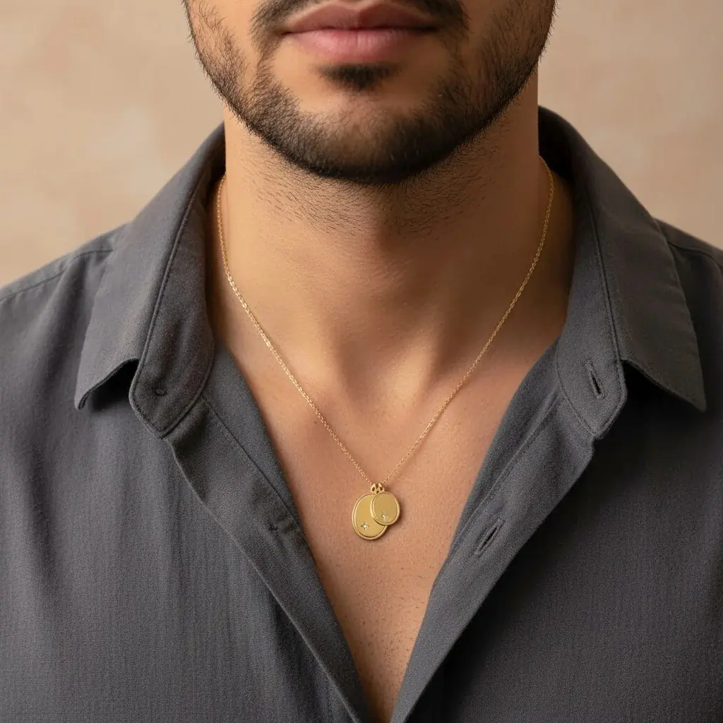Hiloni Necklace | Erkek Çelik Kolye 2