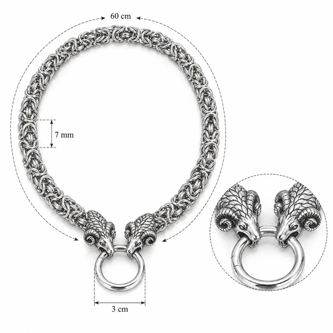 Skaldor Necklace | Erkek Çelik Kolye 3