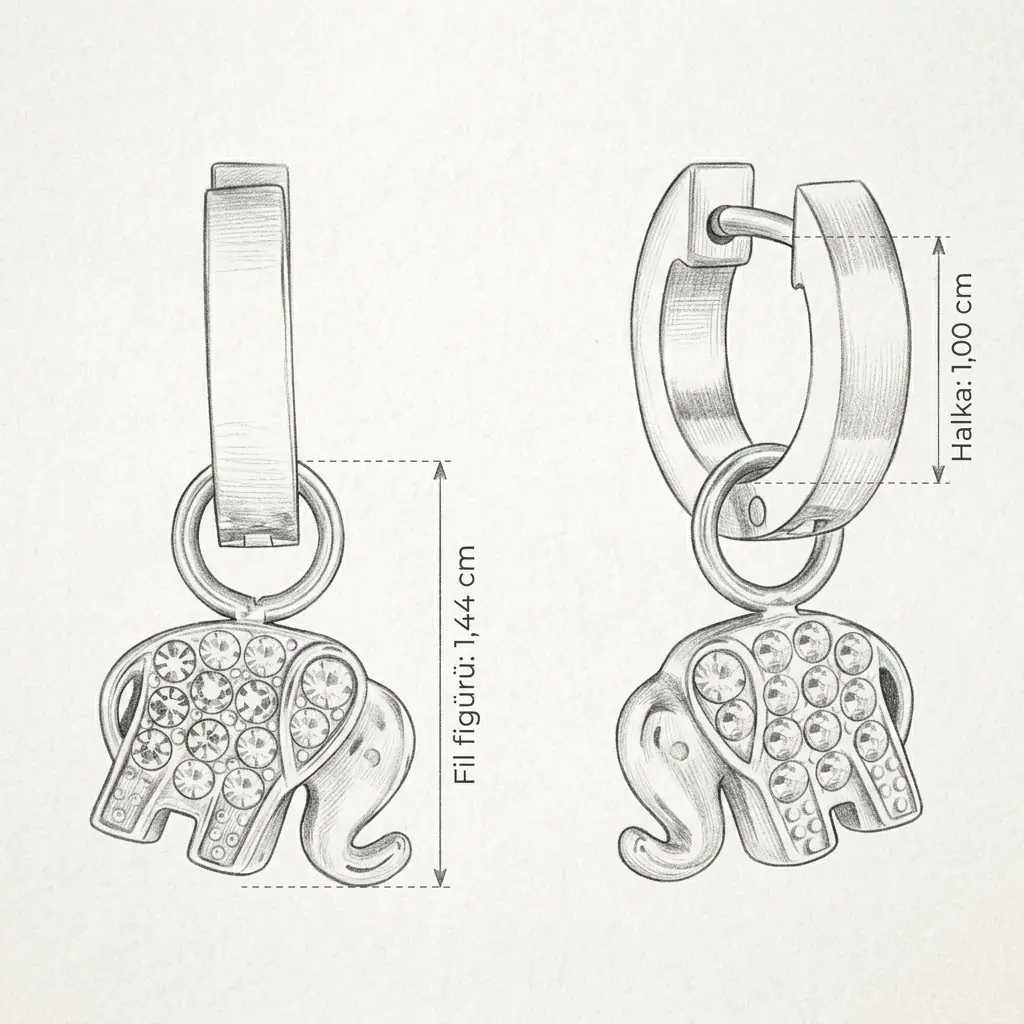 Tembela Earring | Çelik Küpe 8