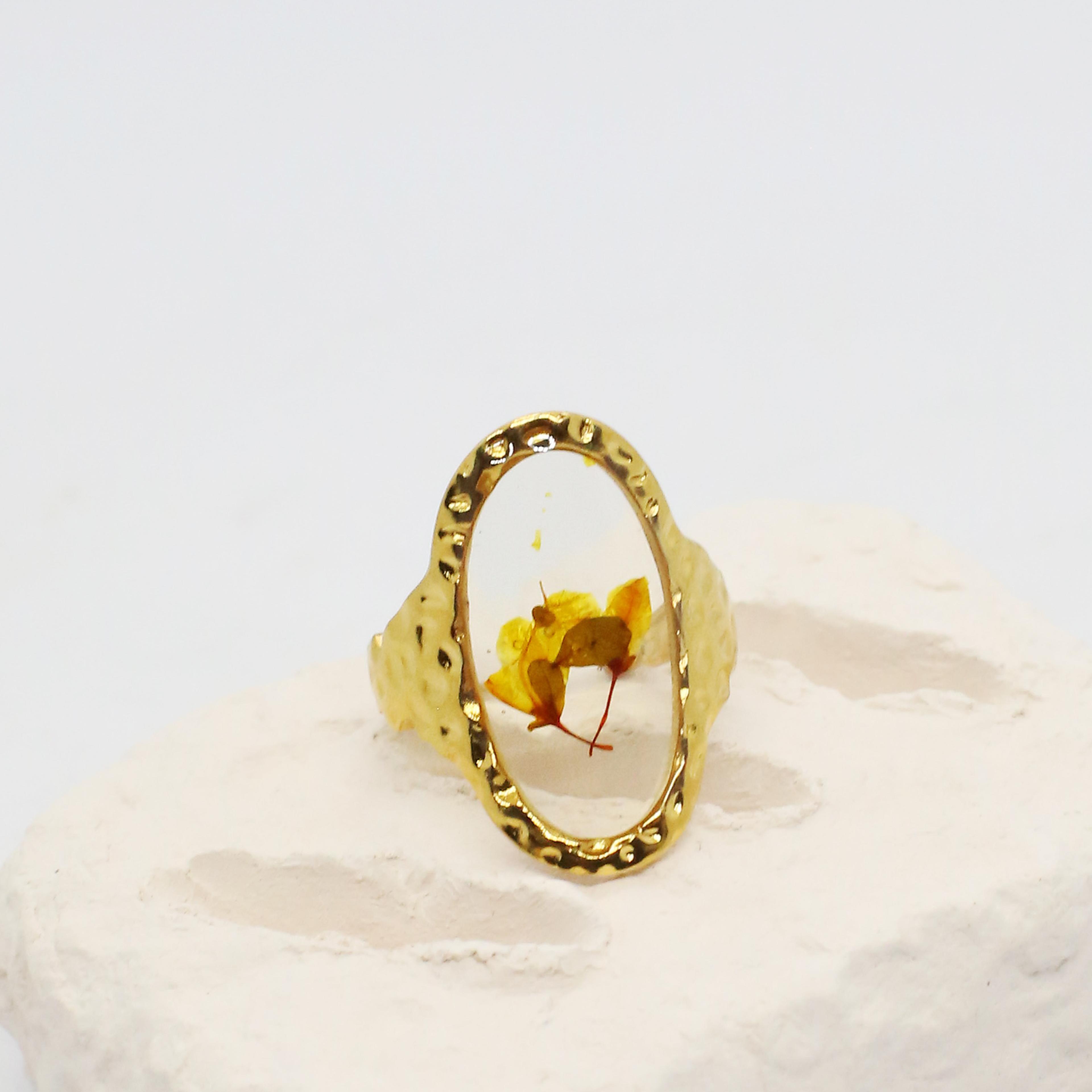 Floris  Ring | Çelik Yüzük