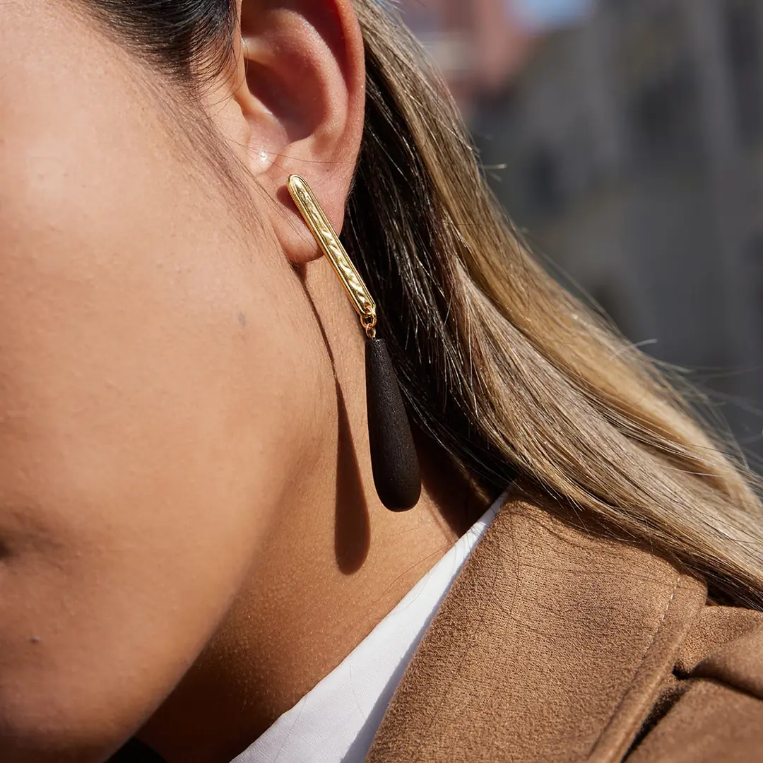 Ebenora Earring | Çelik Küpe 3